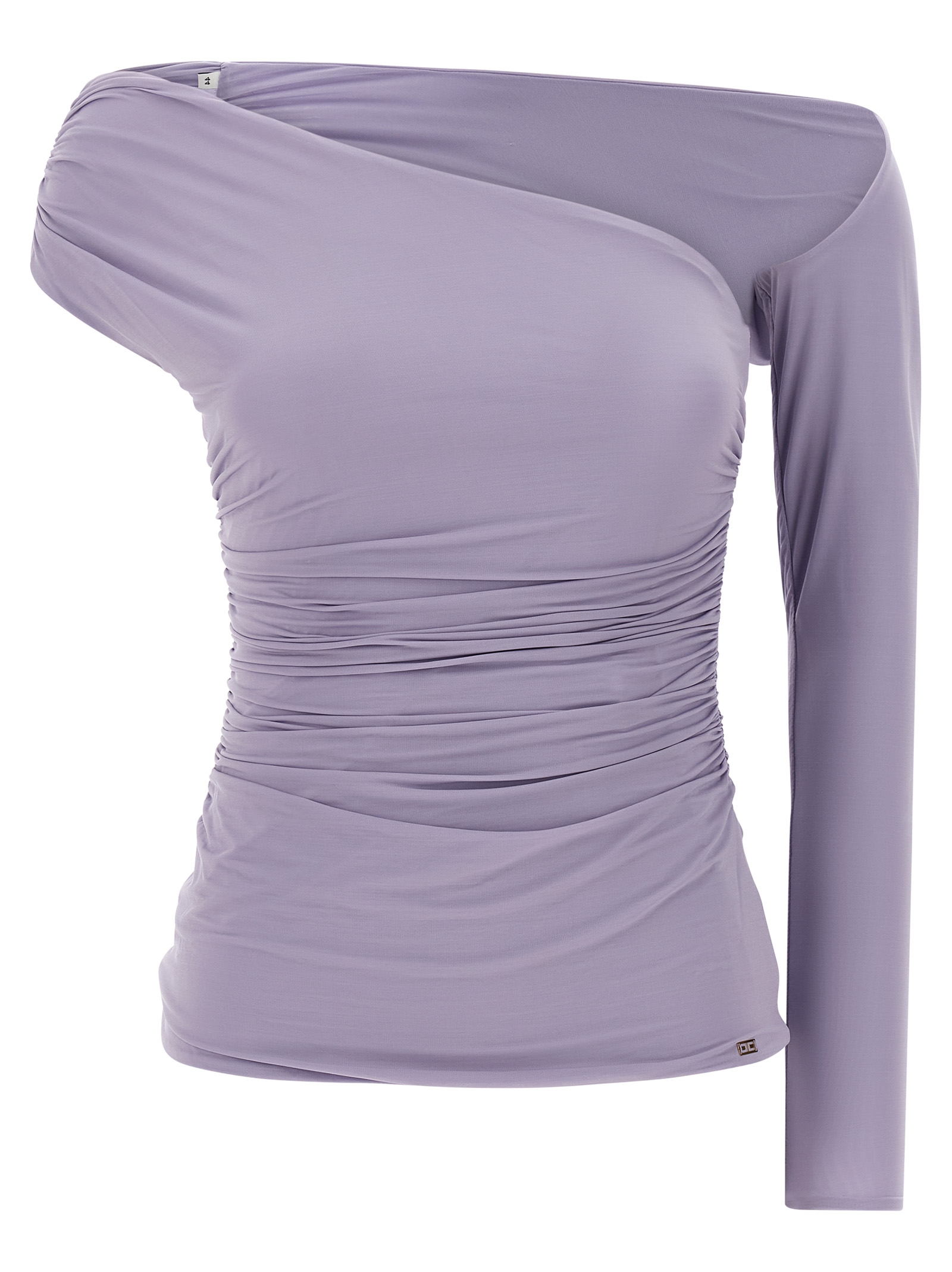 Elisabetta Franchi Asymmetrical Neckline Top