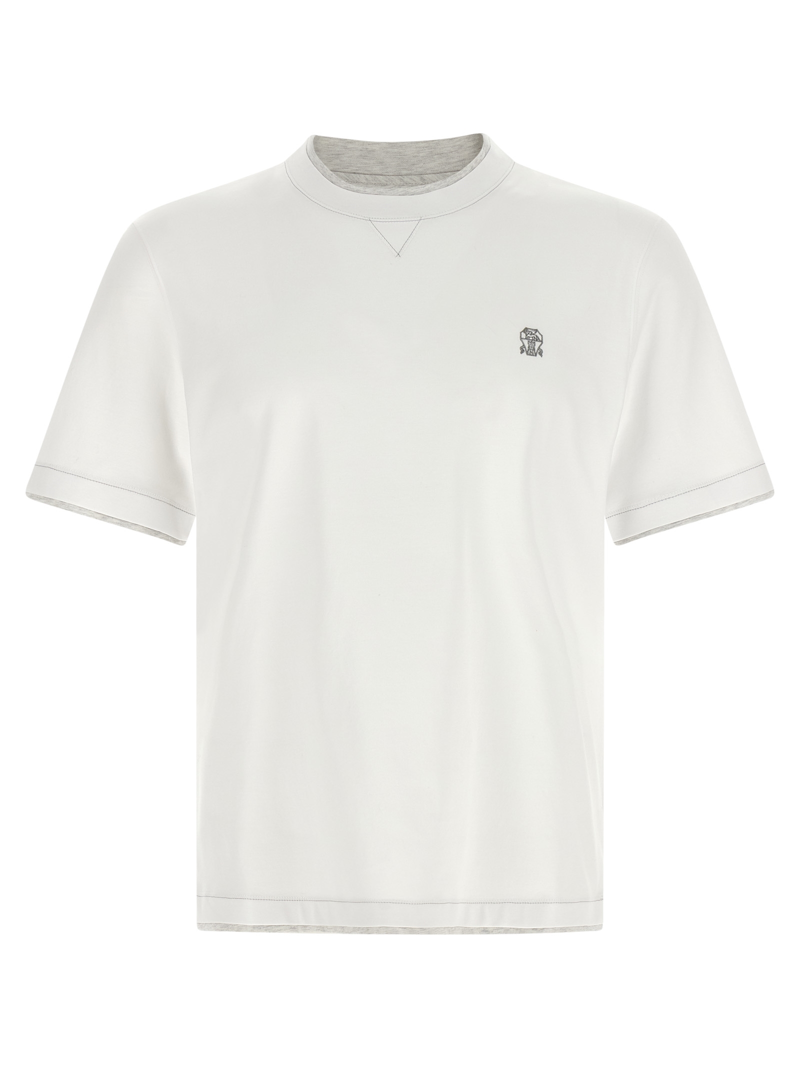 Brunello Cucinelli Double Layer T-shirt