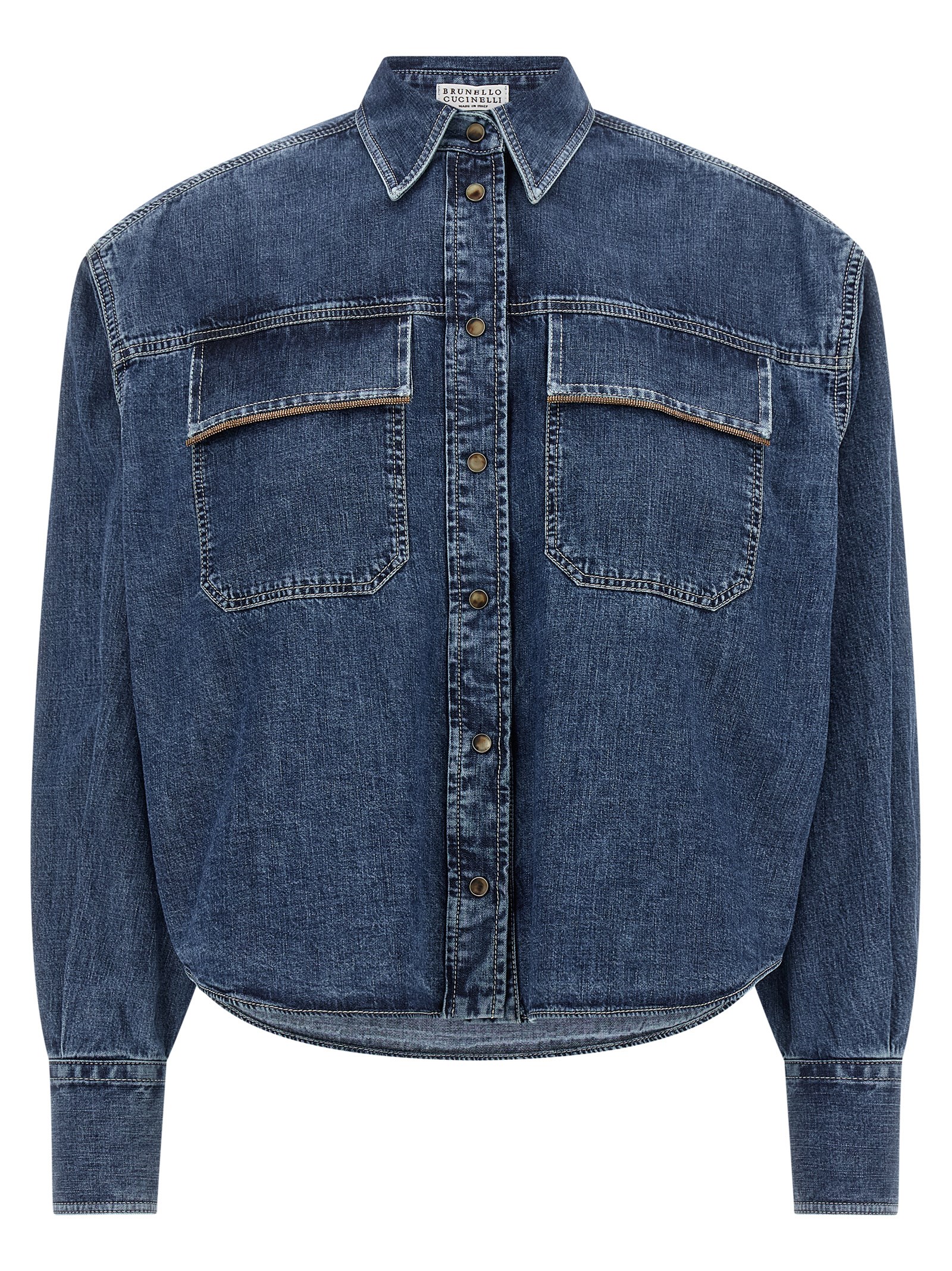 Brunello Cucinelli Shiny Pockets Shirt