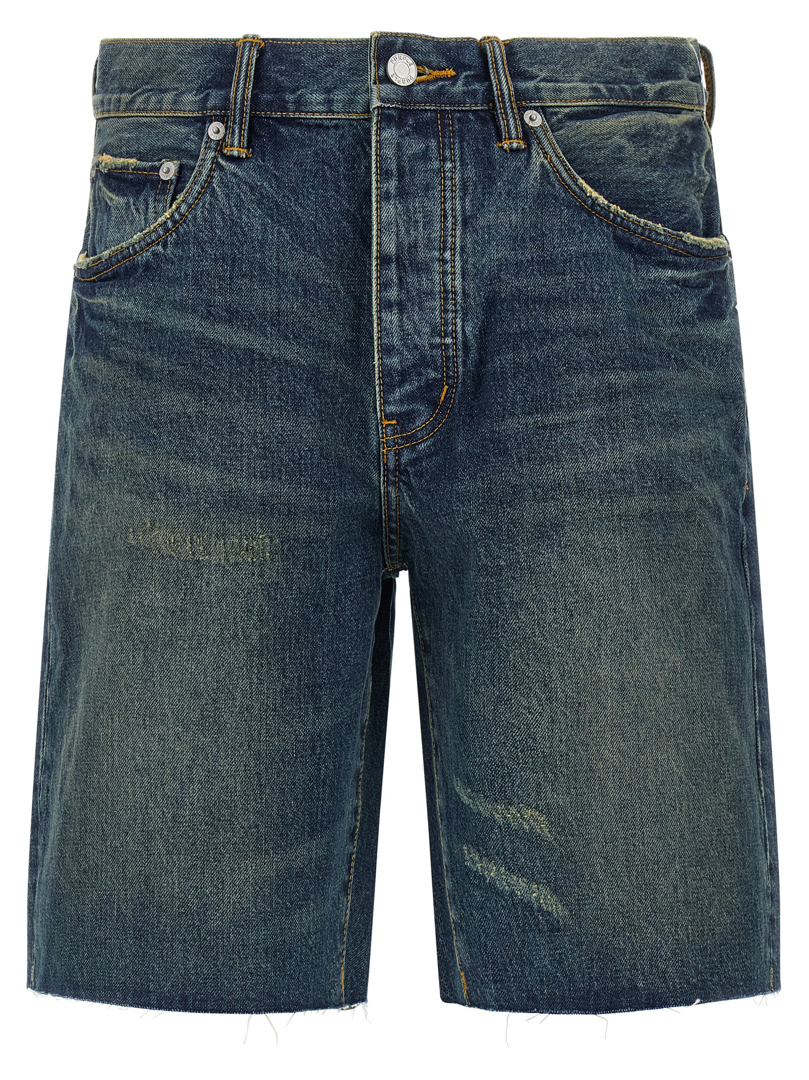 Purple P059 Vintage Mid Bermuda Shorts