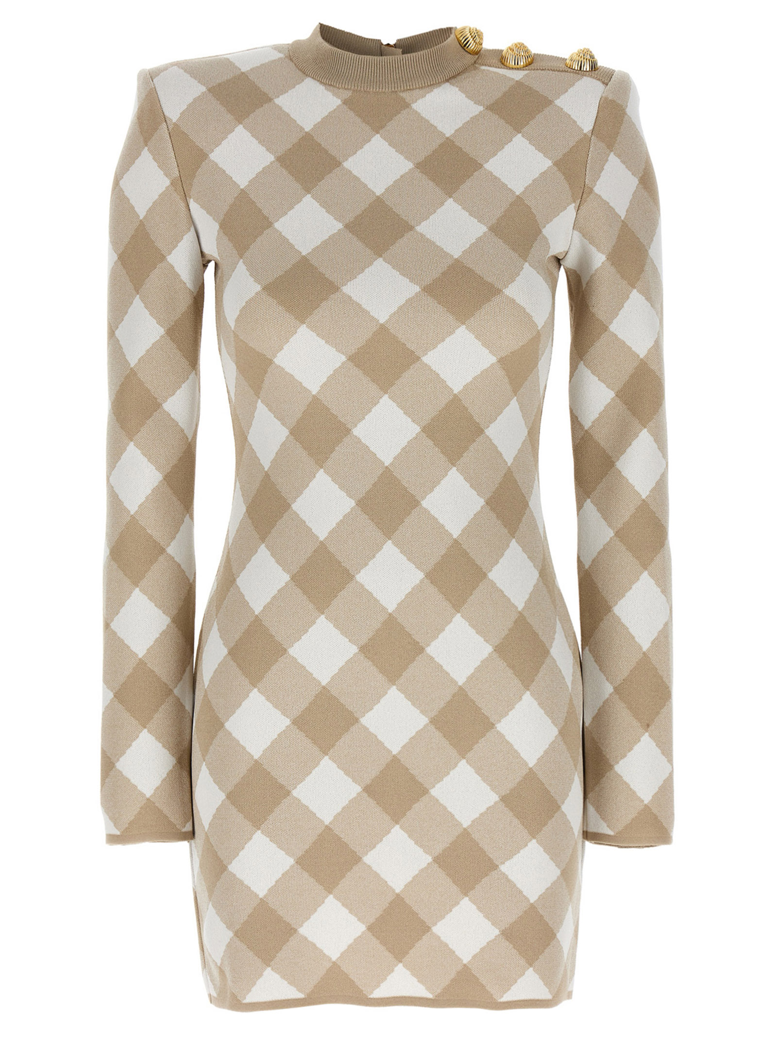 Balmain Vichy Dress