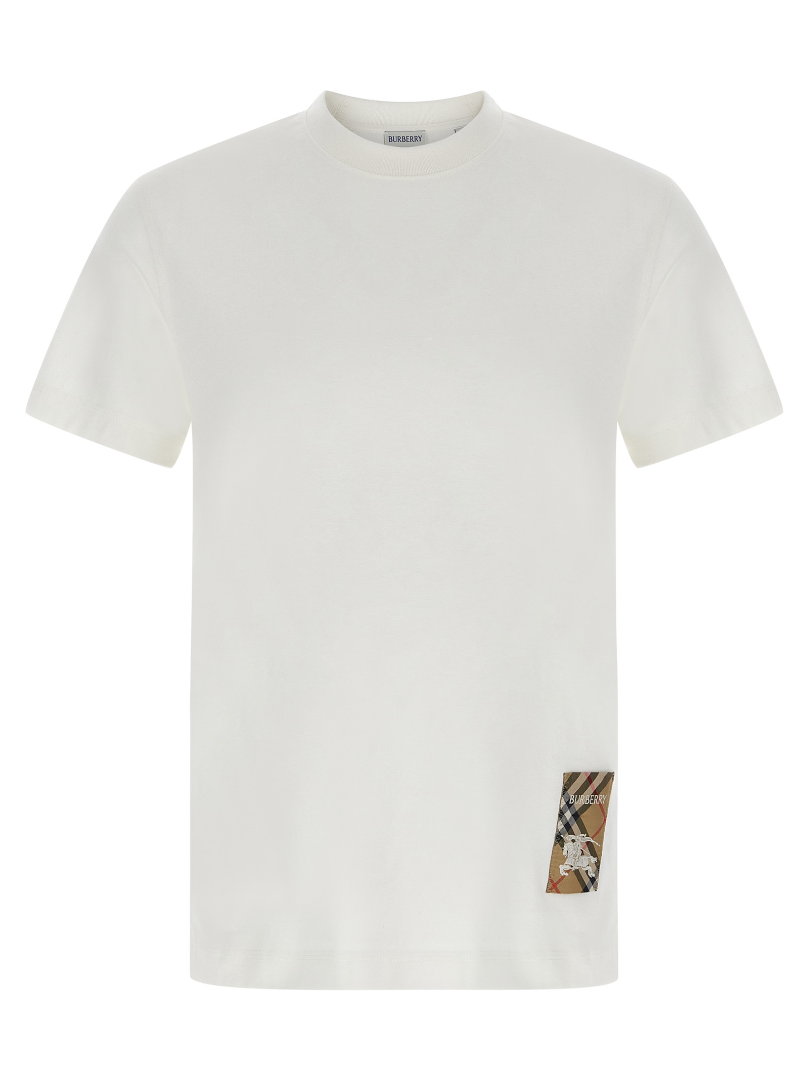 Burberry Check Patch T-shirt