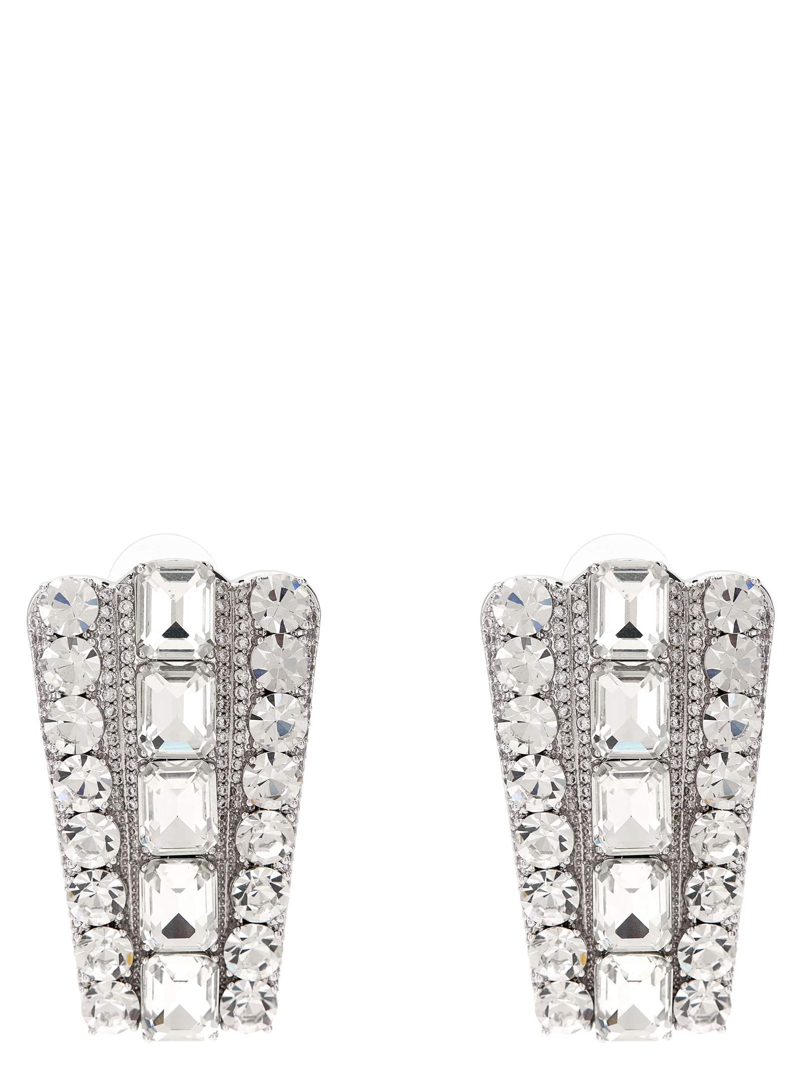 Self-Portrait Multi Crystal Earrings