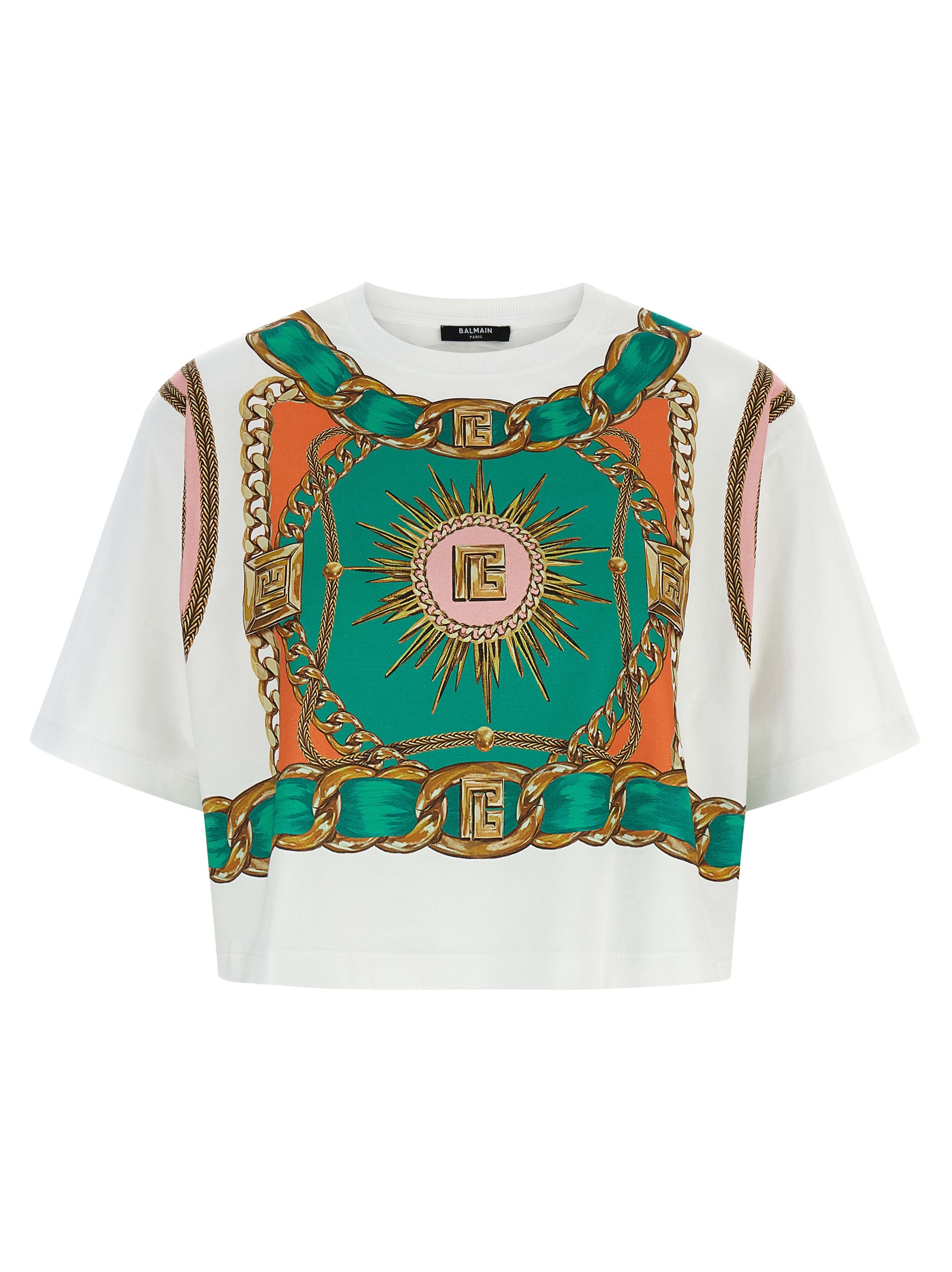 Balmain Foulard Print T-shirt