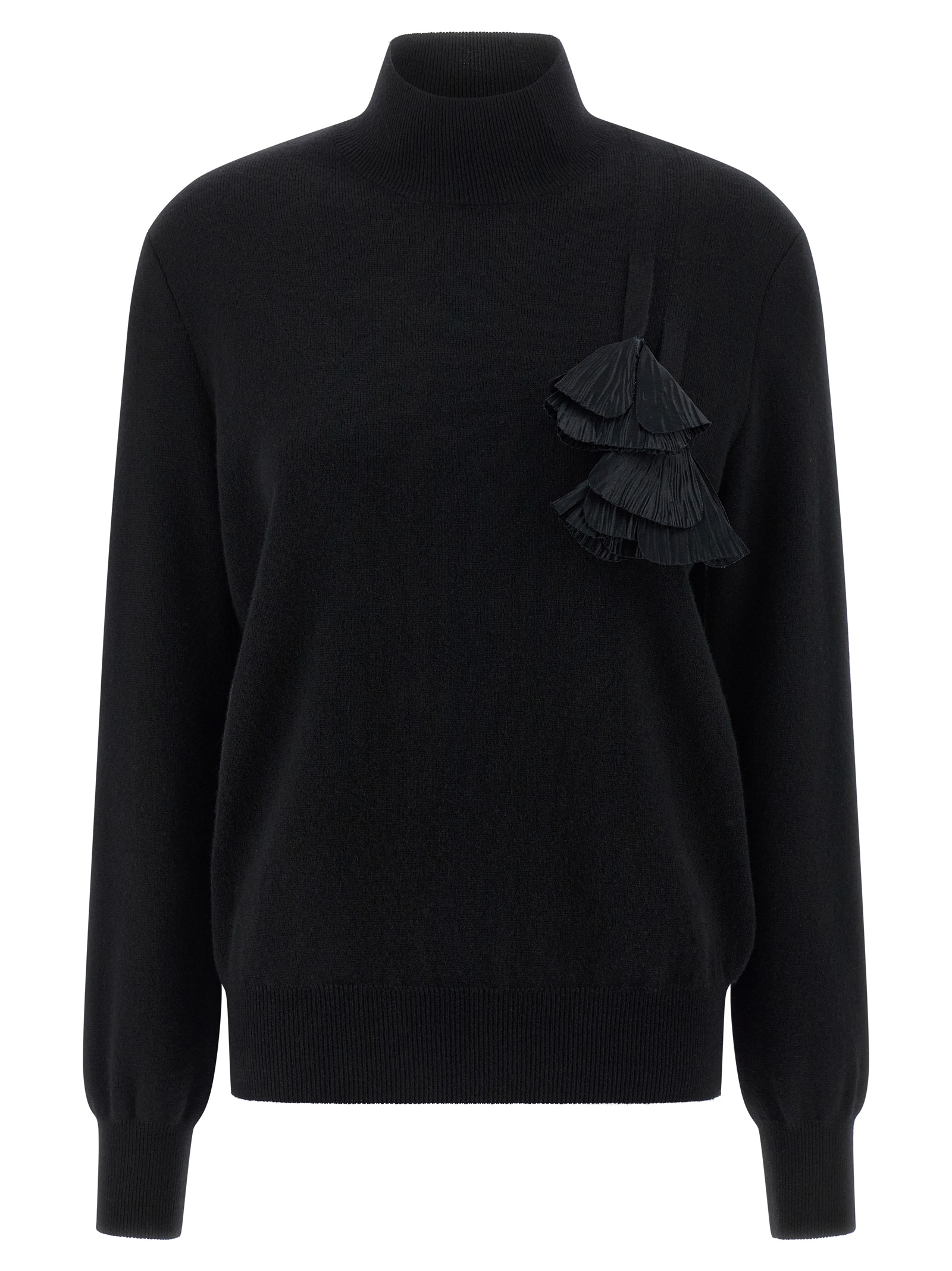 Ferragamo Floral Insert Sweater