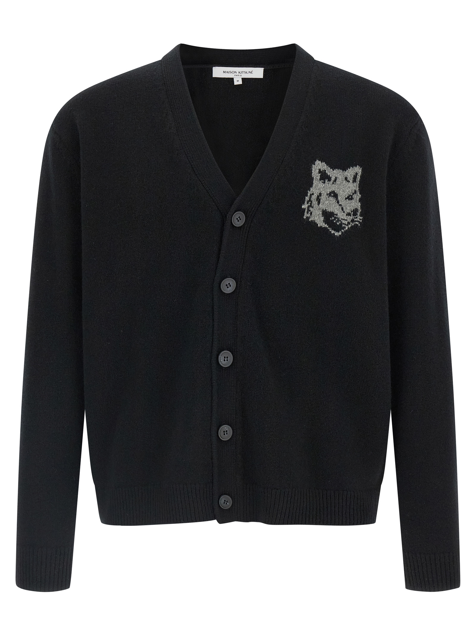 Maison Kitsuné Fox Head Cardigan