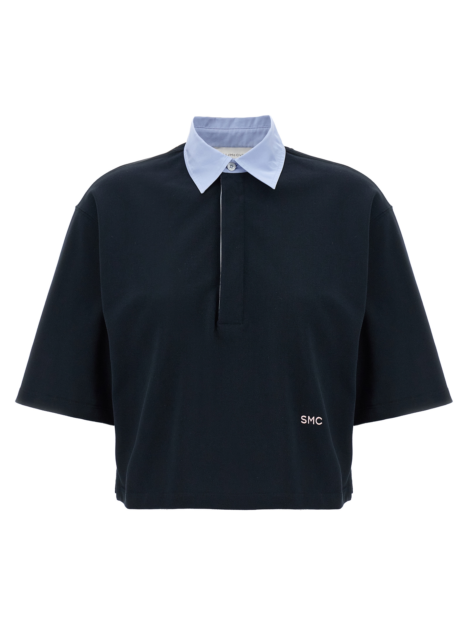 Stella Mccartney Cropped Piquet Polo