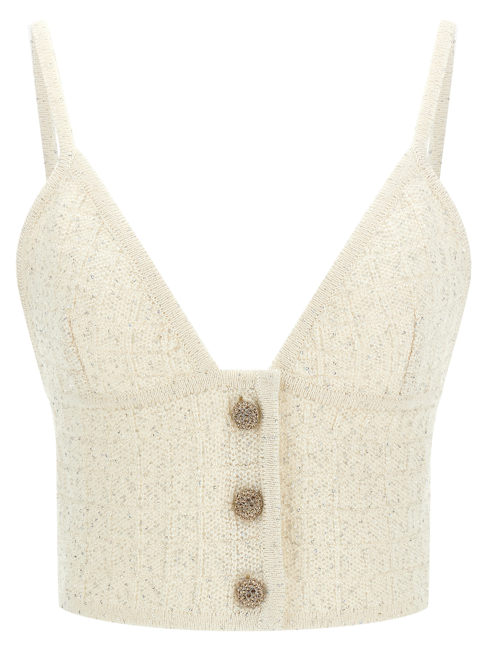 Alessandra Rich Sequin Top