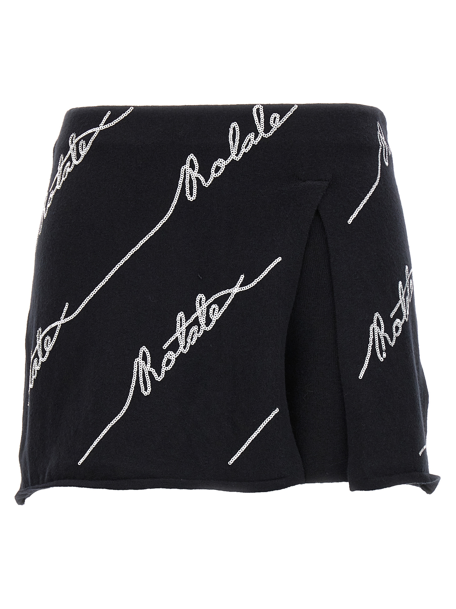 Rotate Birger Christensen Skort Sequin Logo Mini