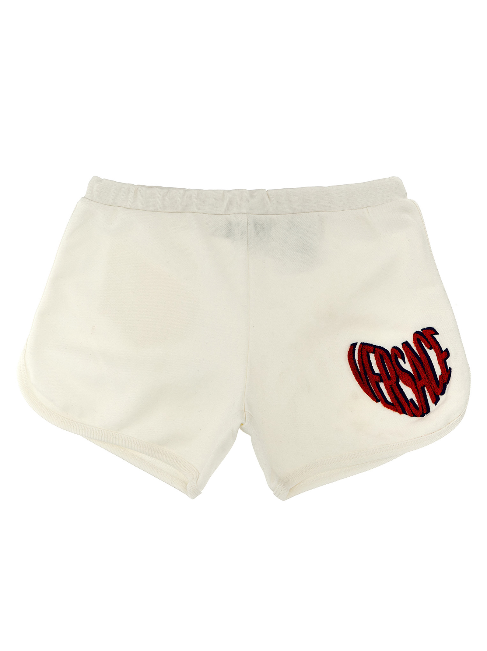 Versace Kids Logo Embroidery Shorts