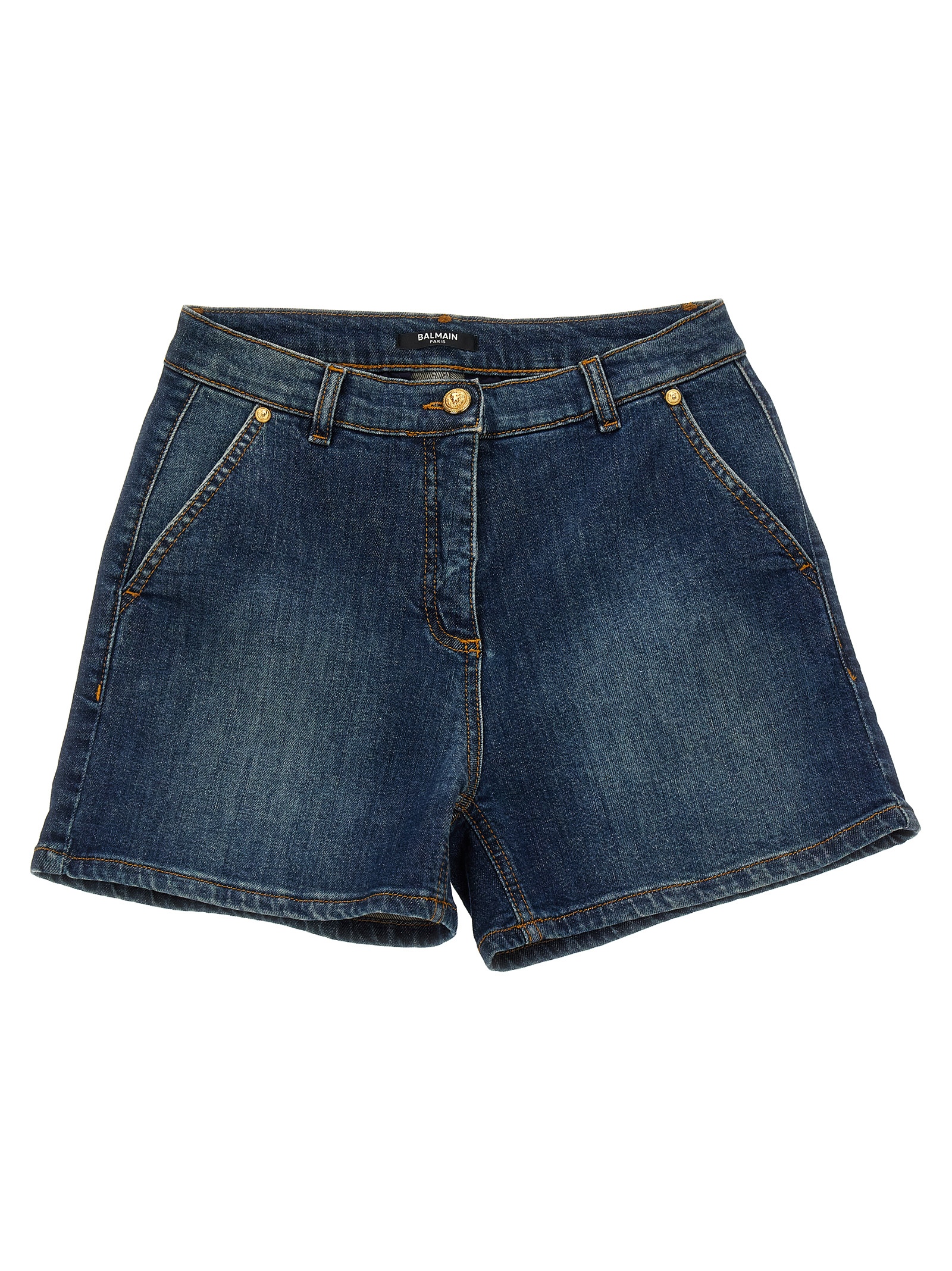 Balmain Kids Denim Shorts