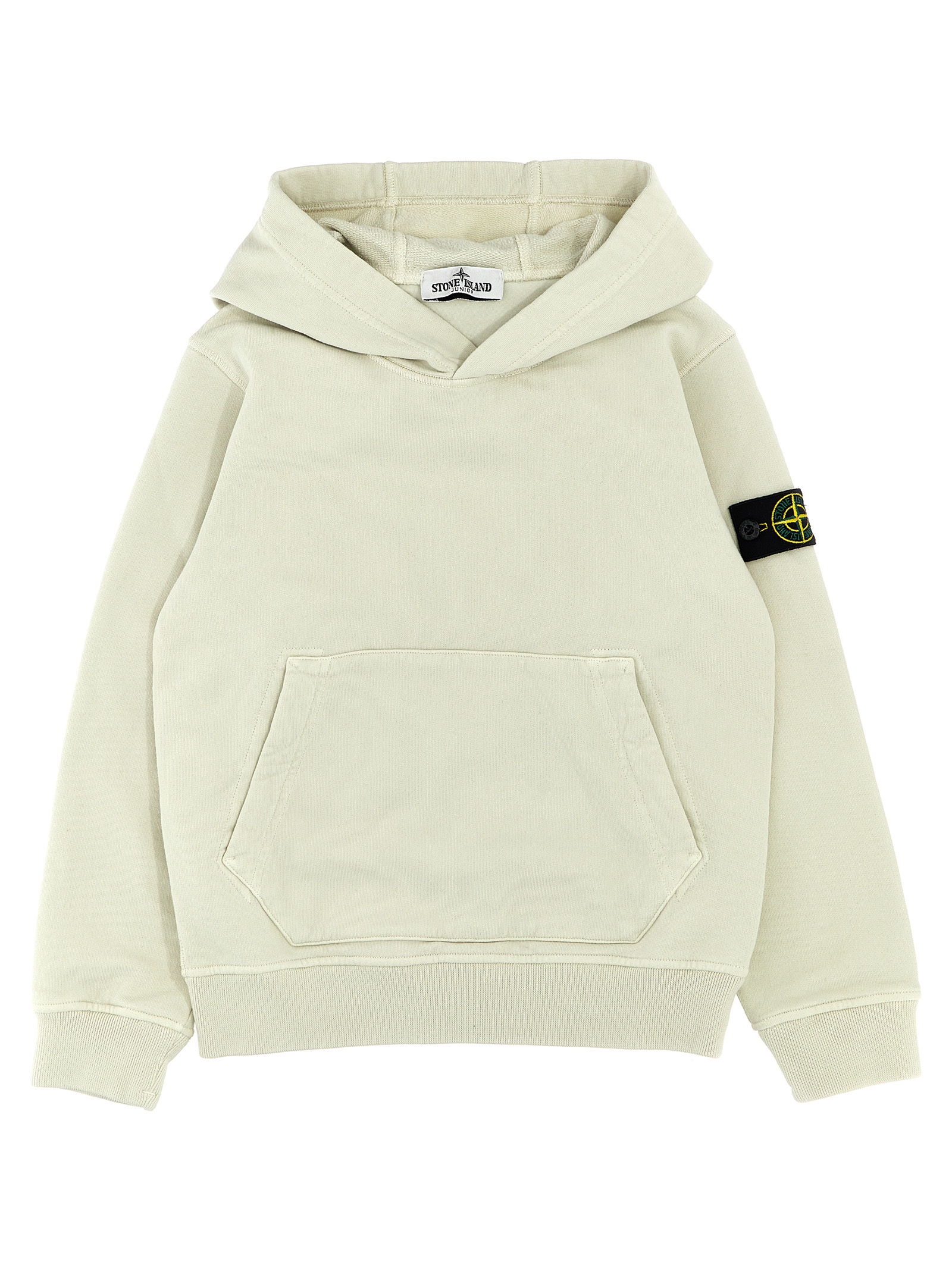 Stone Island Junior Logo Patch Hoodie