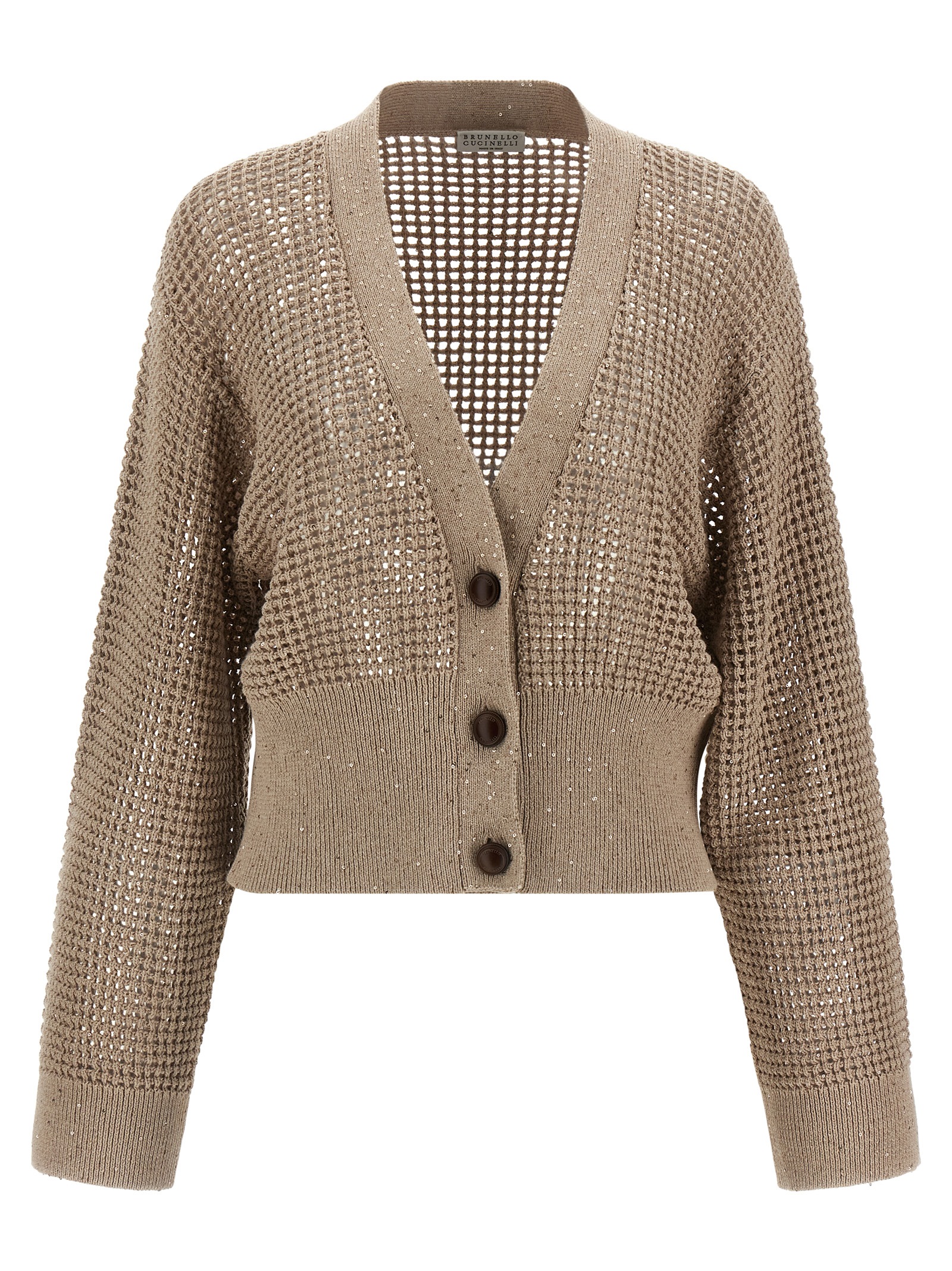 Brunello Cucinelli Cadrigan Sequin Mesh
