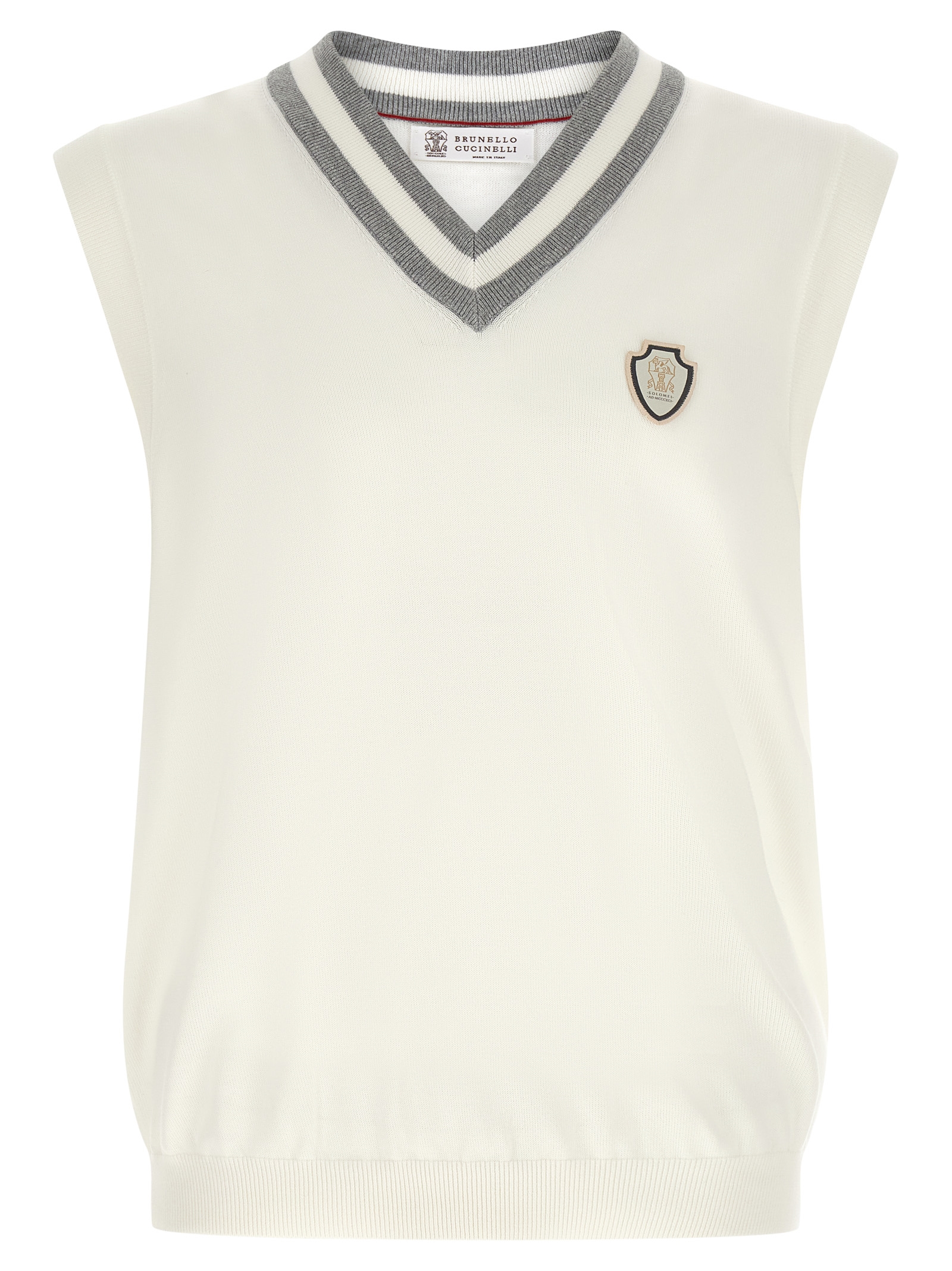 Brunello Cucinelli Logo Patch Vest