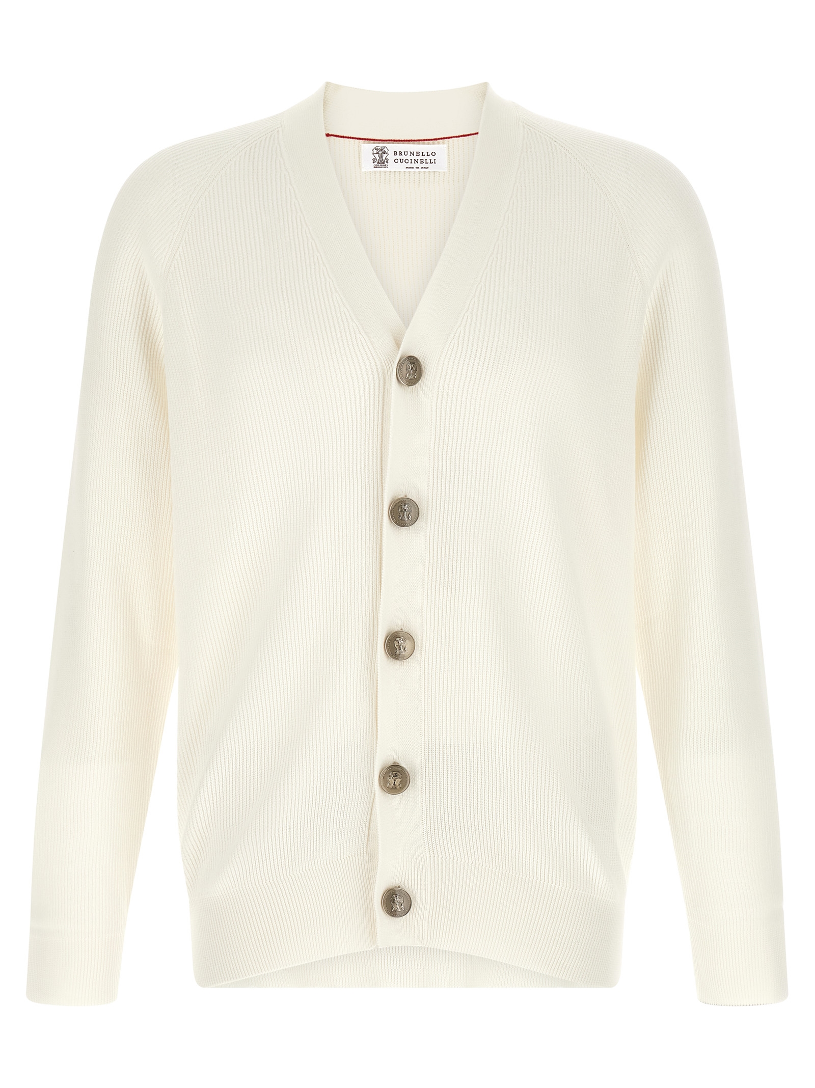 Brunello Cucinelli English Ribbed Cardigan