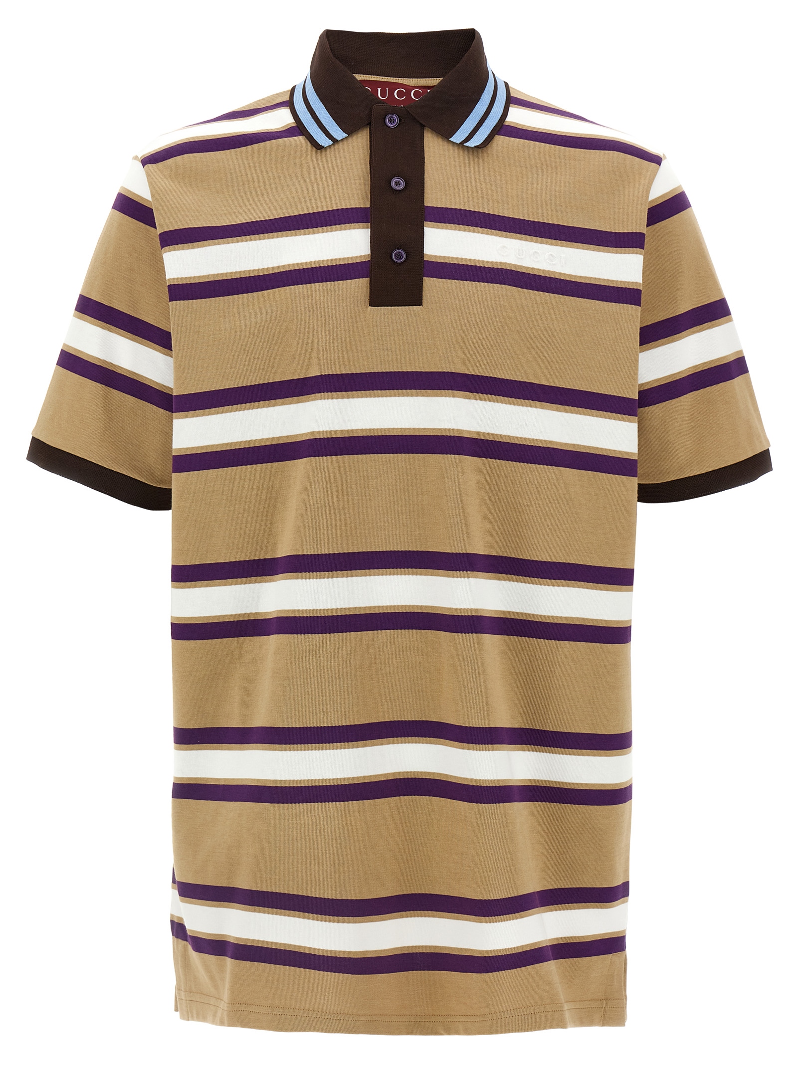 Gucci Embossed Logo Polo Shirt