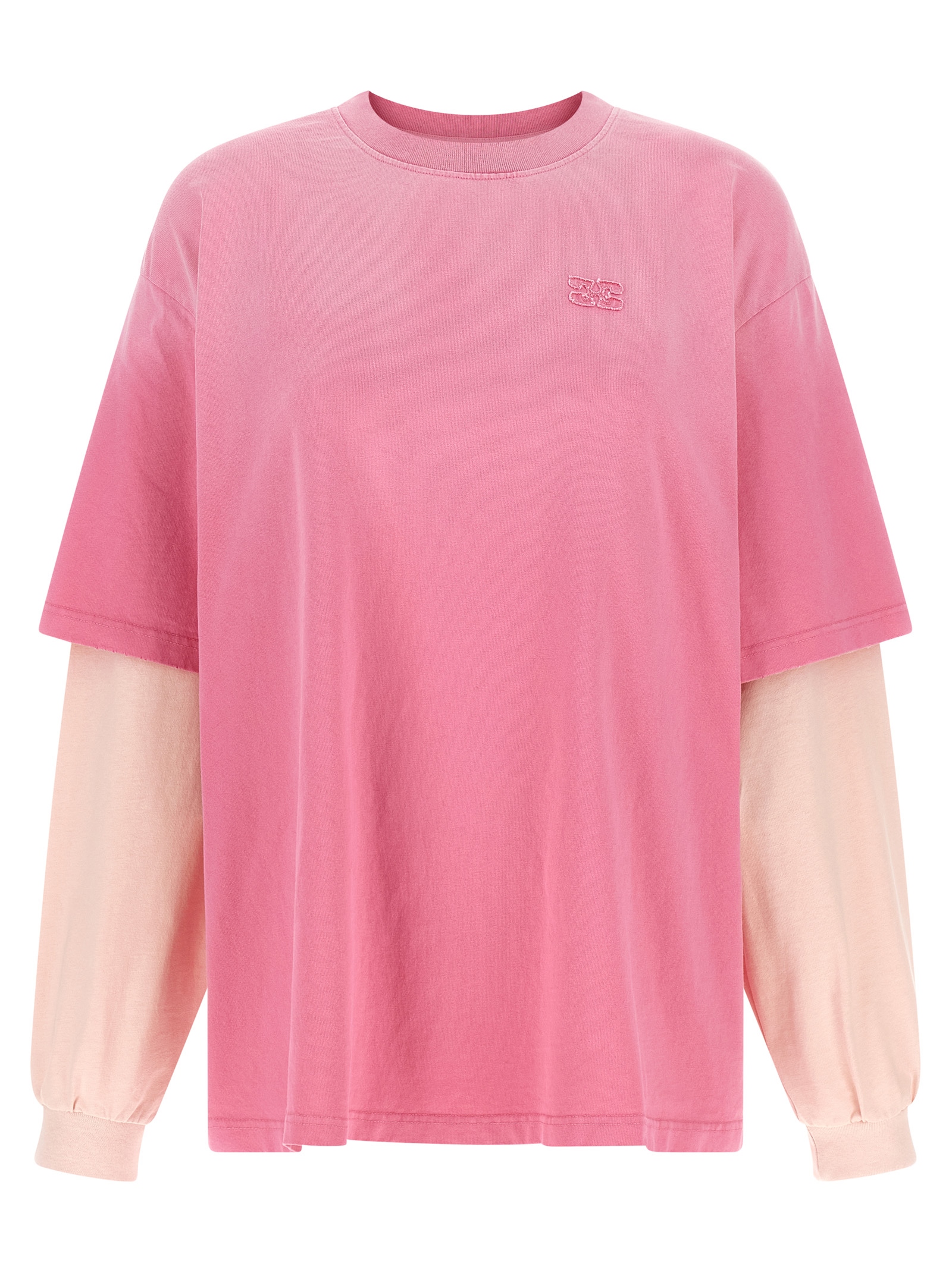 Ganni Double Layer Sleeve T-shirt