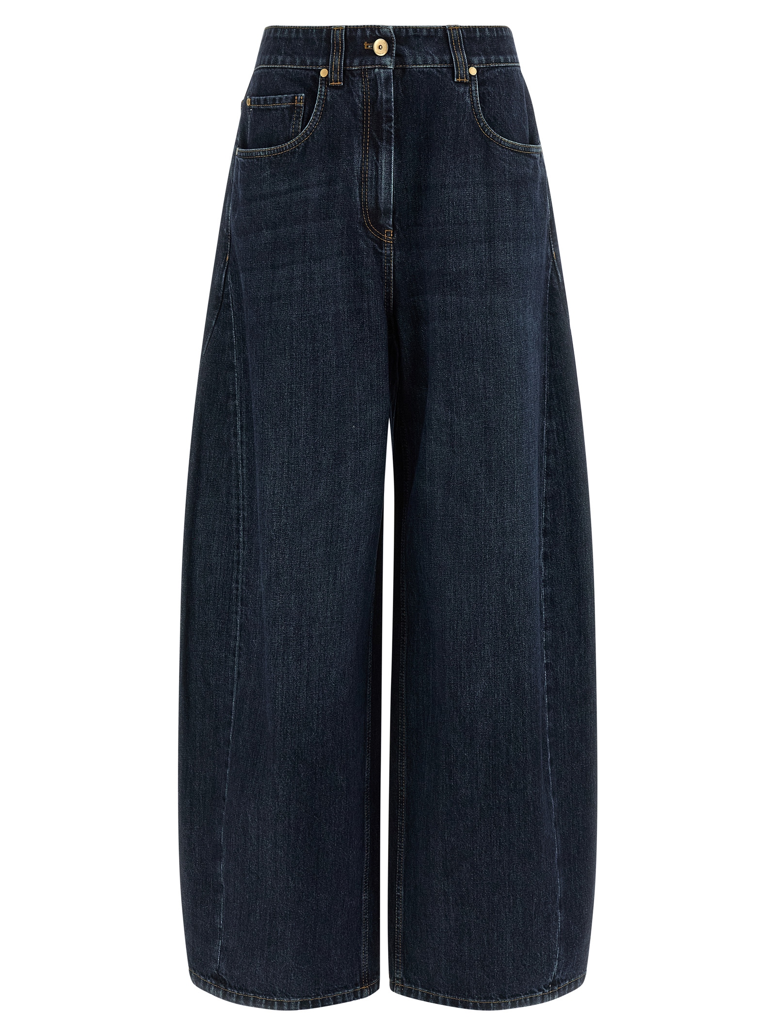 Brunello Cucinelli The Wide Barrel Jeans