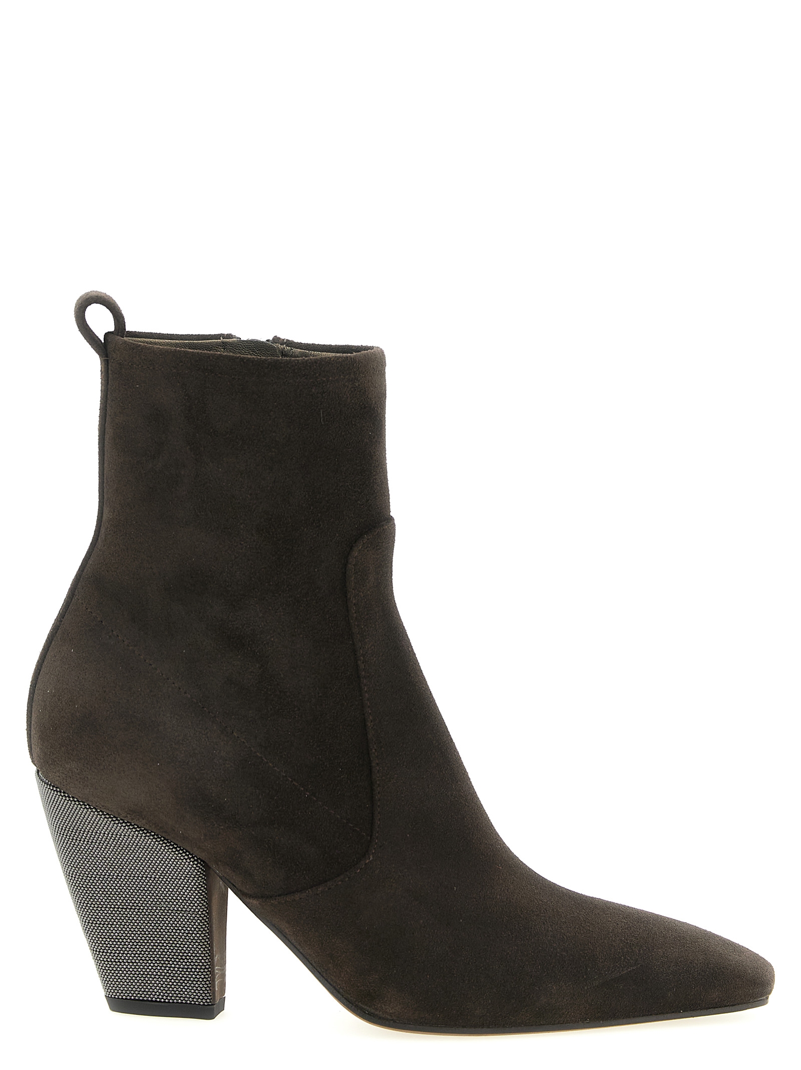 Brunello Cucinelli Precious Heel Ankle Boots