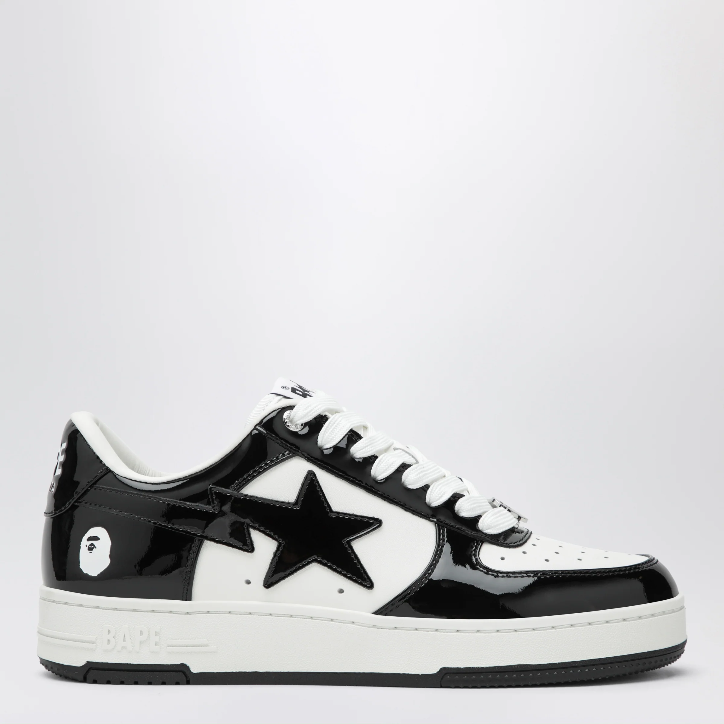 White/black Bape Sta #1 sneakers