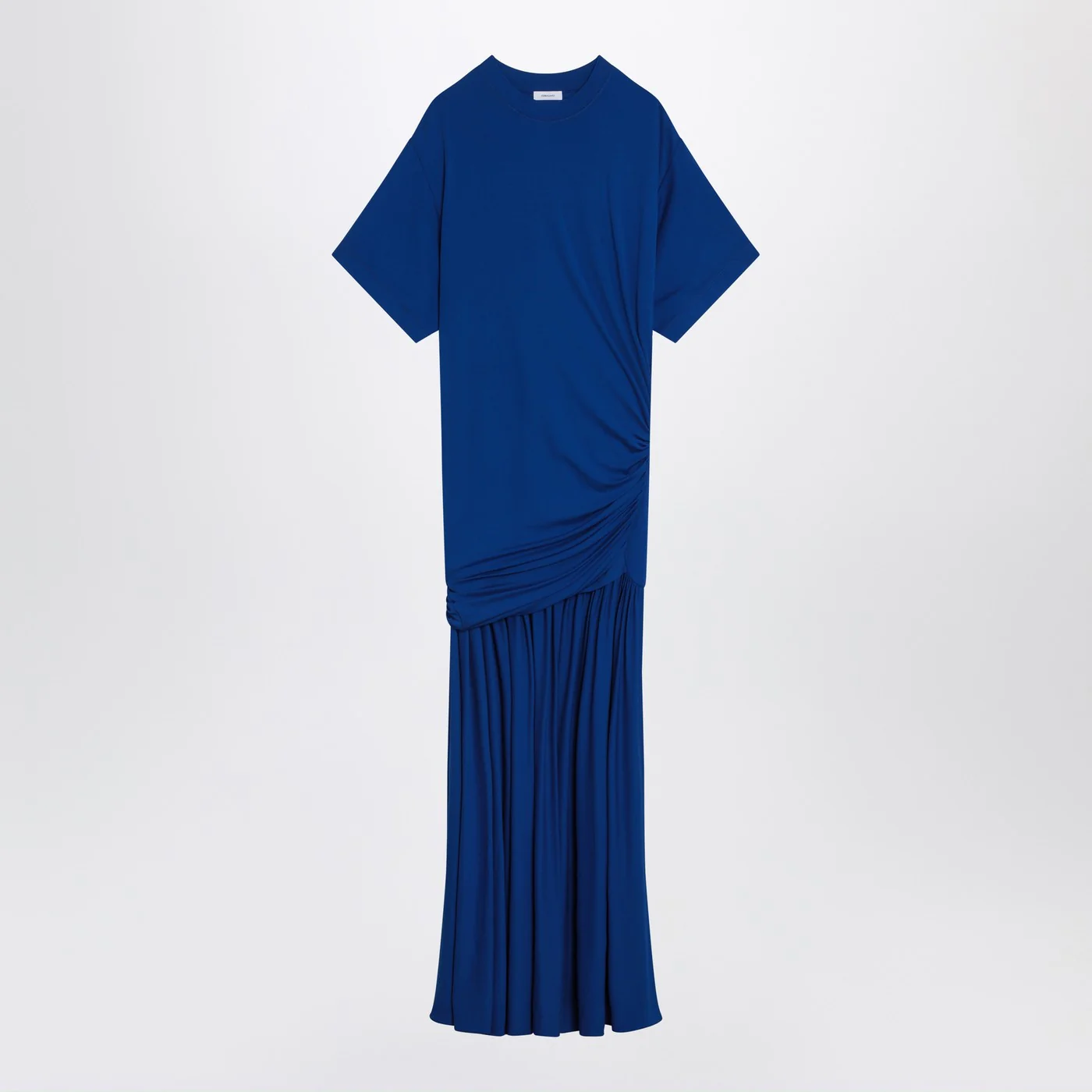 Ferragamo Long blue dress with draping