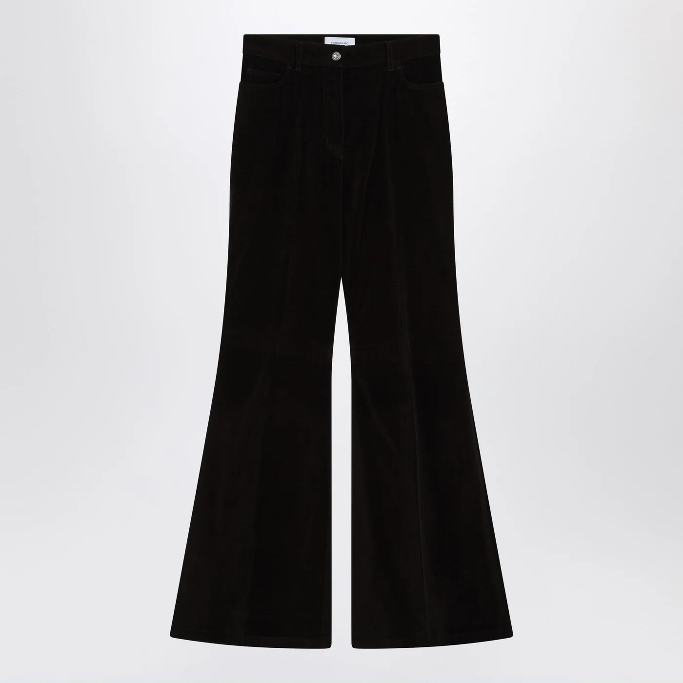Ferragamo Espresso flared pants