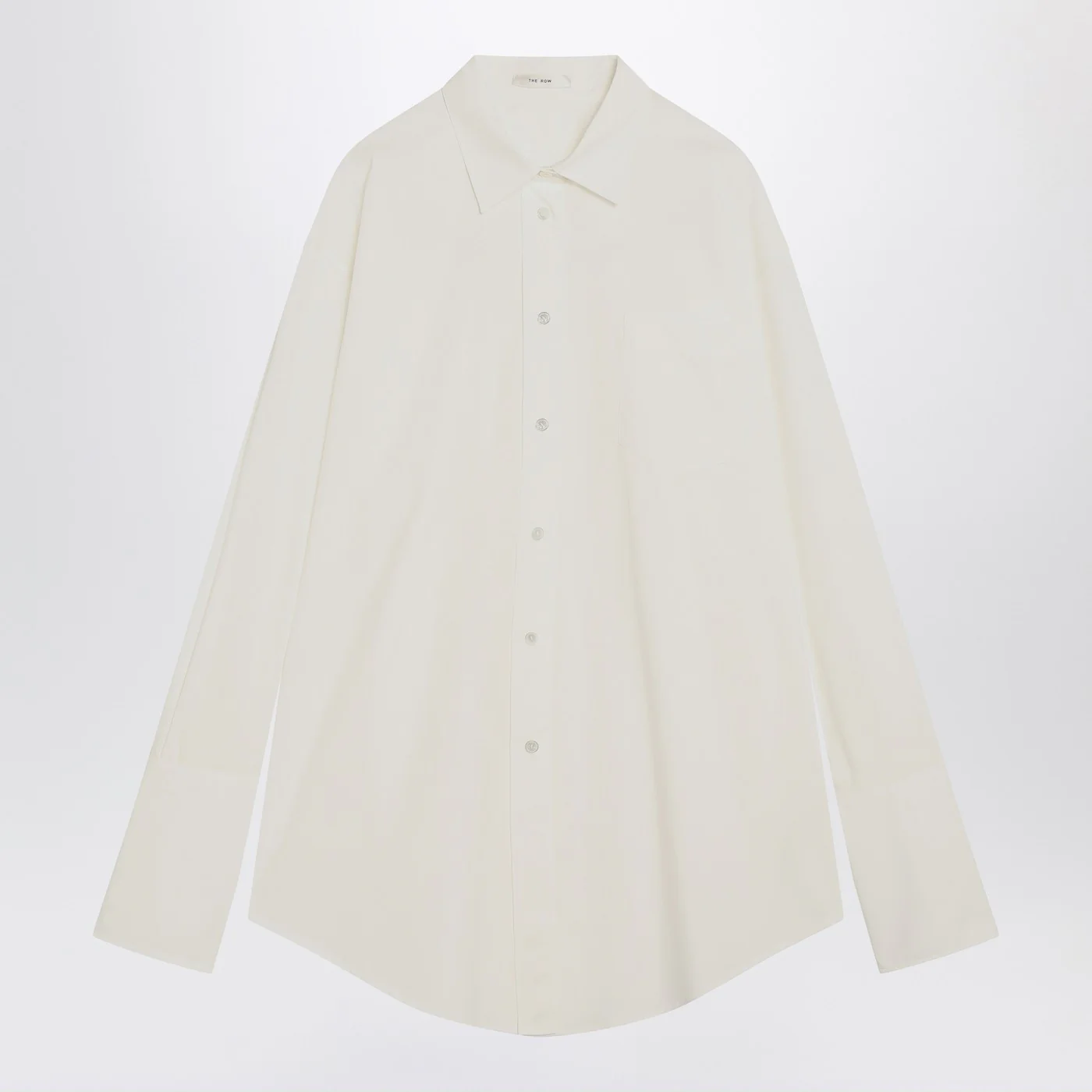 The Row White Ment cotton shirt