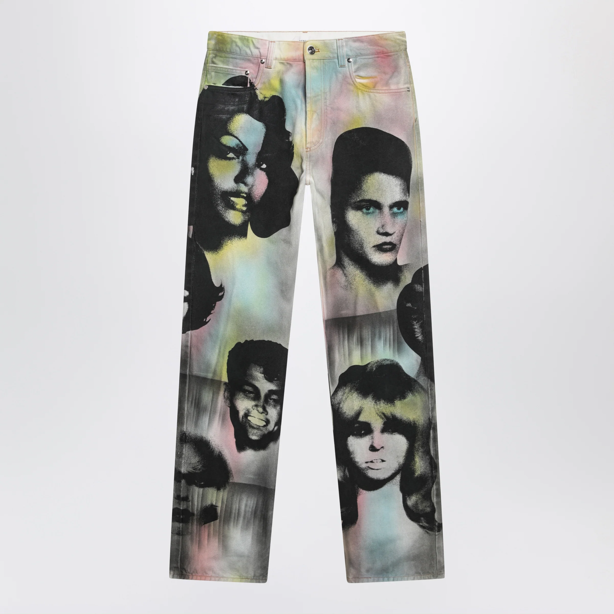 Versace Straight jeans with The Party print