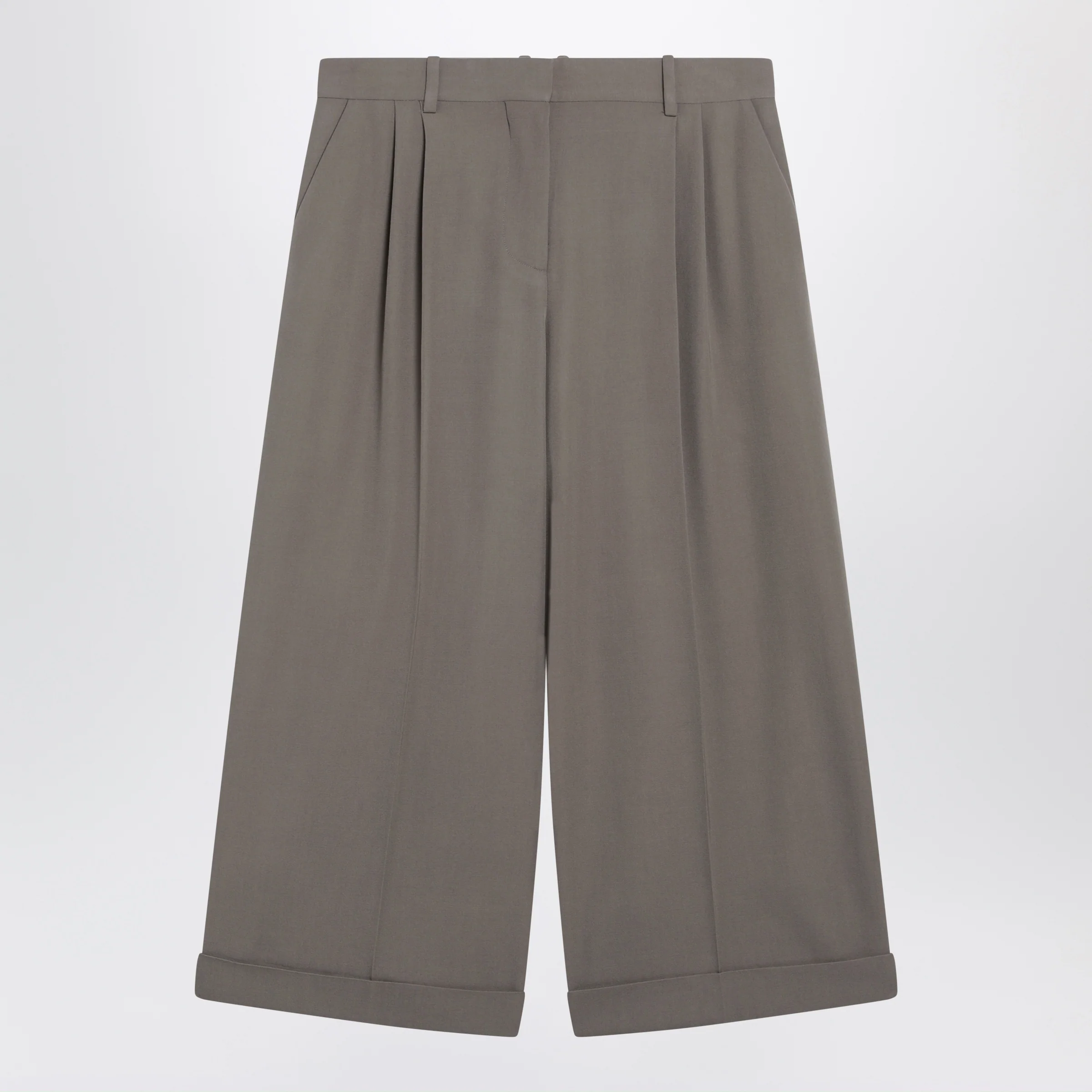 The Row Dust cropped wool trousers