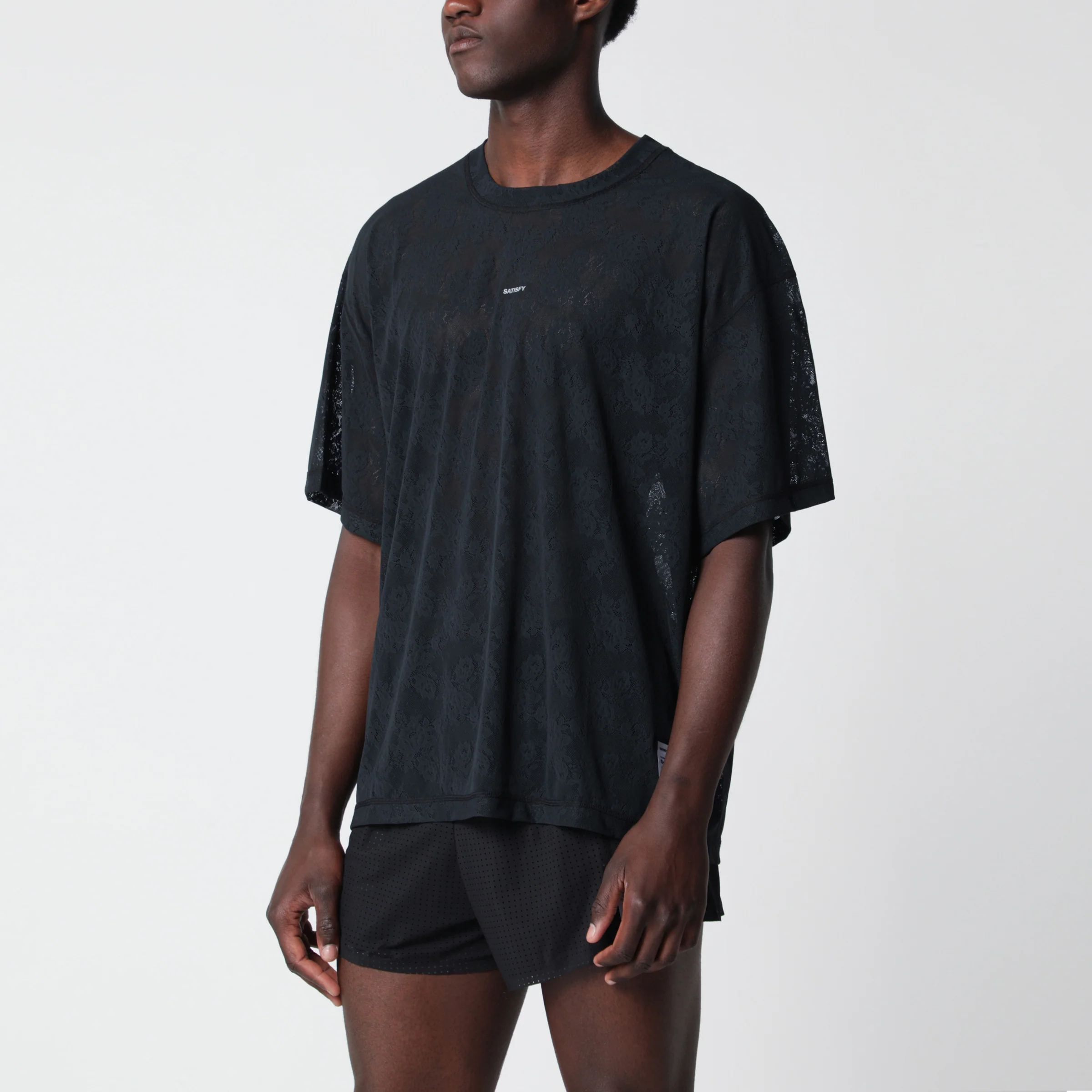 Satisfy Black SpaceLace T-shirt