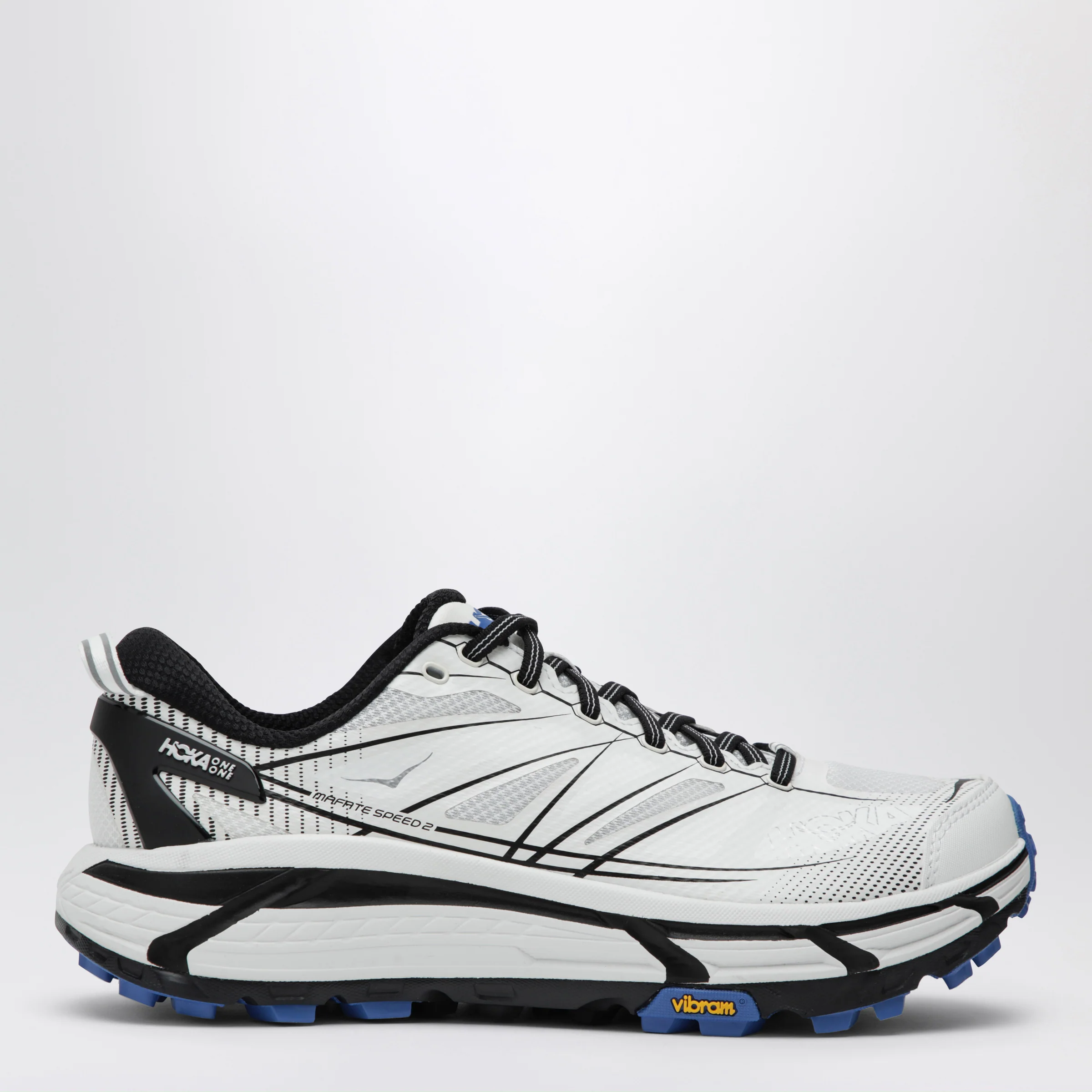 Hoka One One Mafate Speed 2 Sneakers White/Cobalt Blue