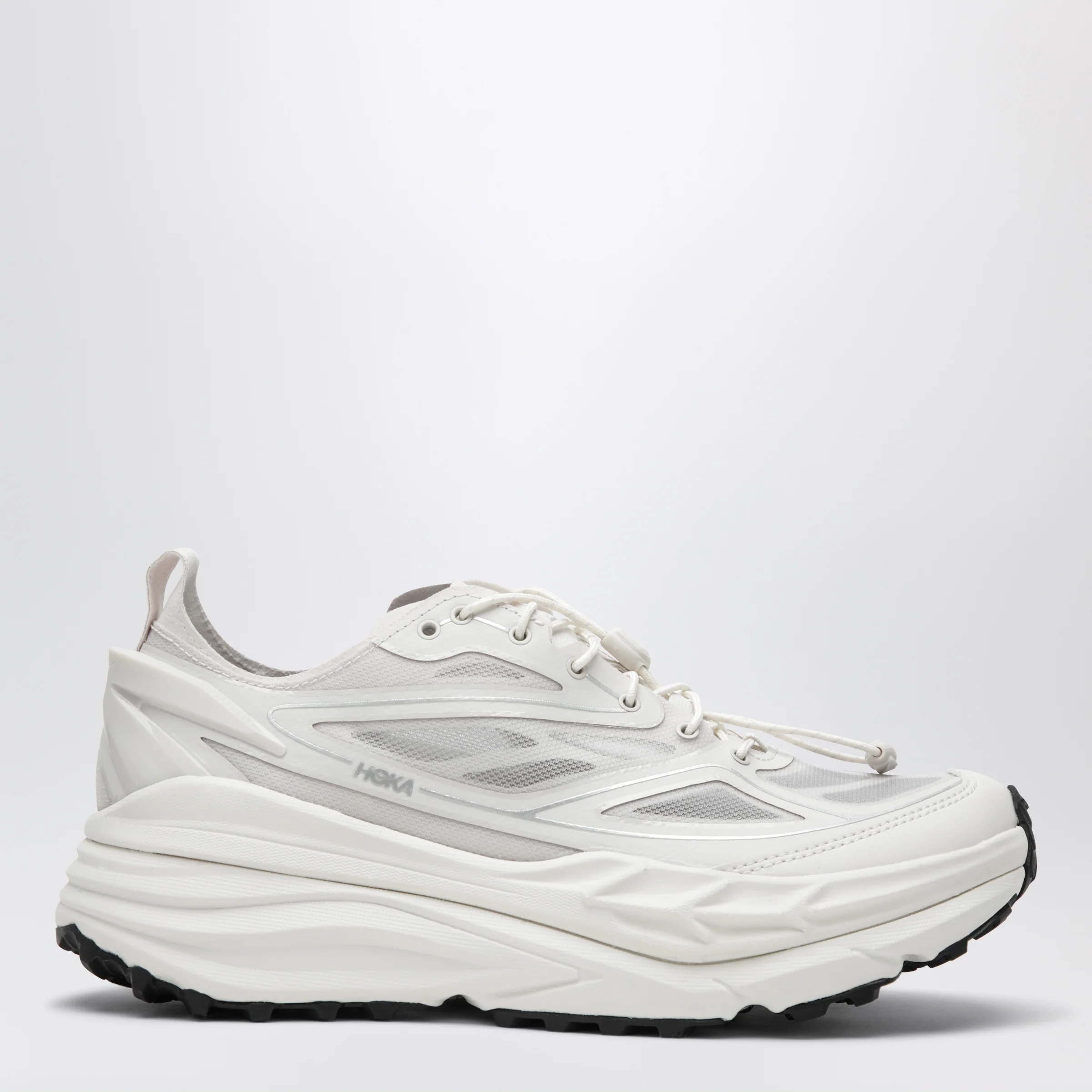 Hoka One One Sneaker Stinson One7 Grout/Silver