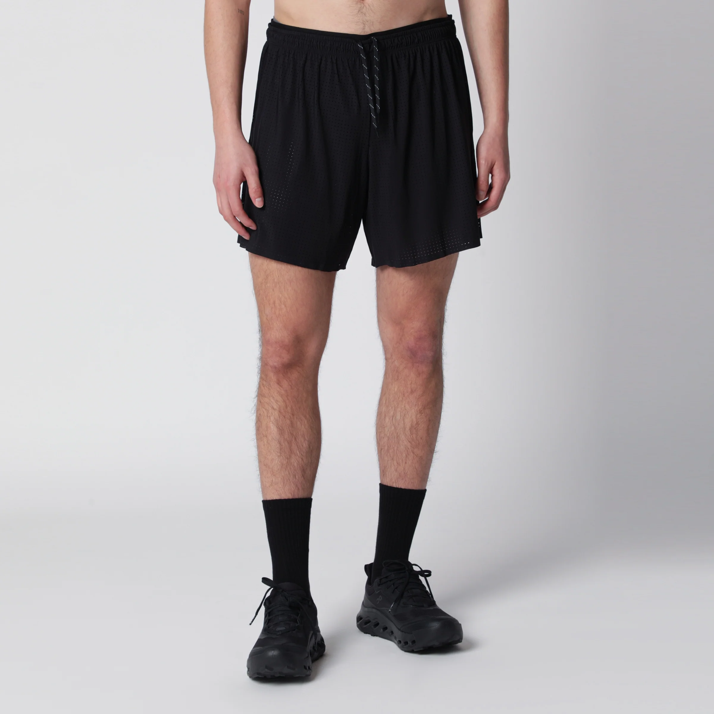 Satisfy Black Space-O shorts