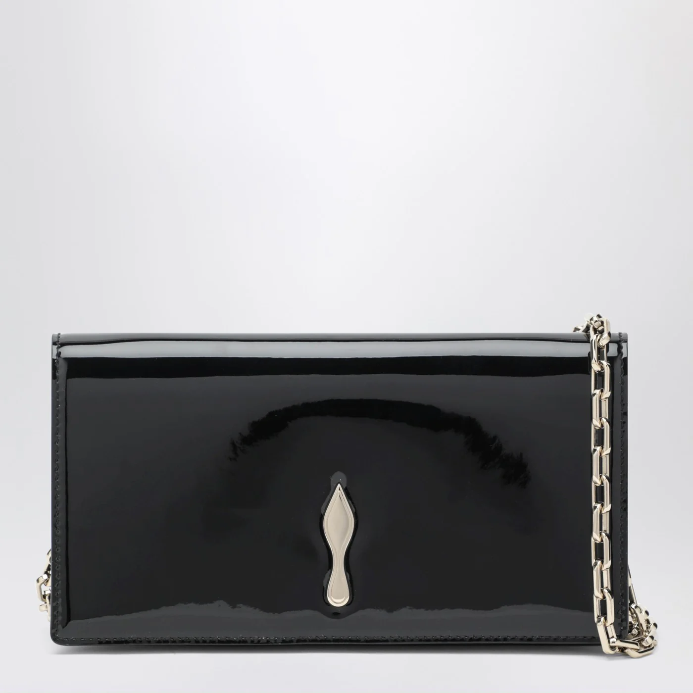 Christian Louboutin Bettina black patent clutch