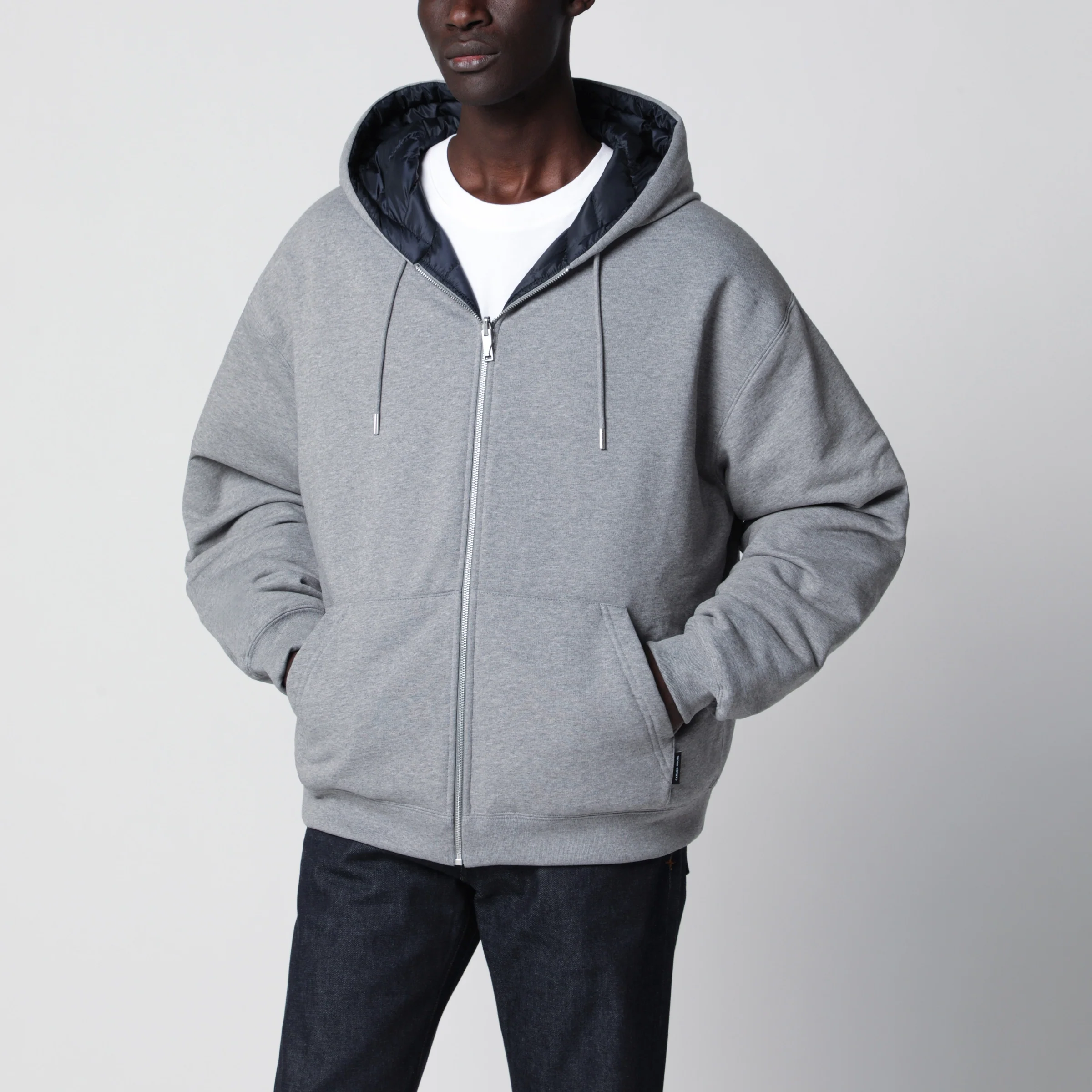 Reversible Fuse hooded sweatshirt in Stone/Night by Canada Goose