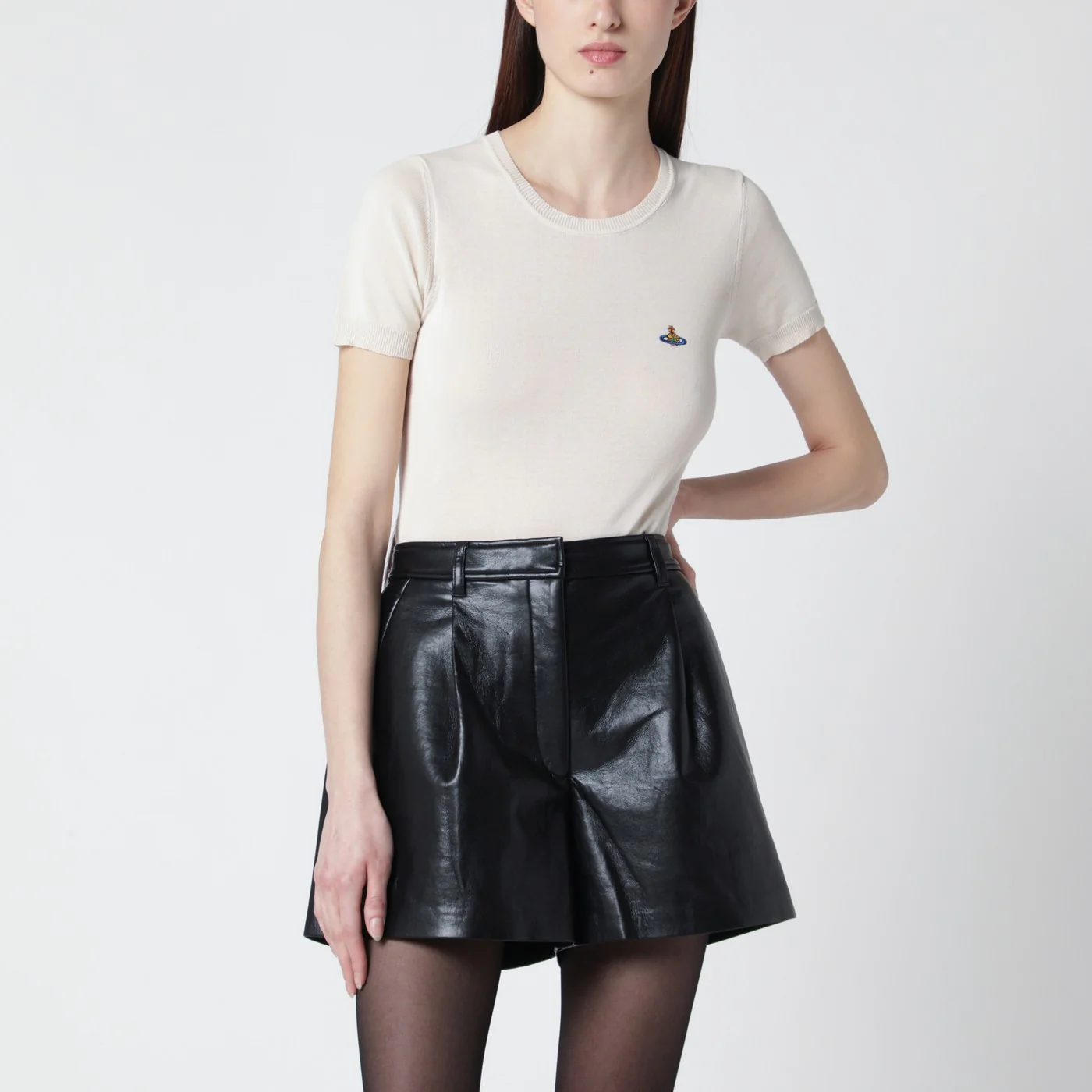 Vivienne Westwood Bea cream cotton top