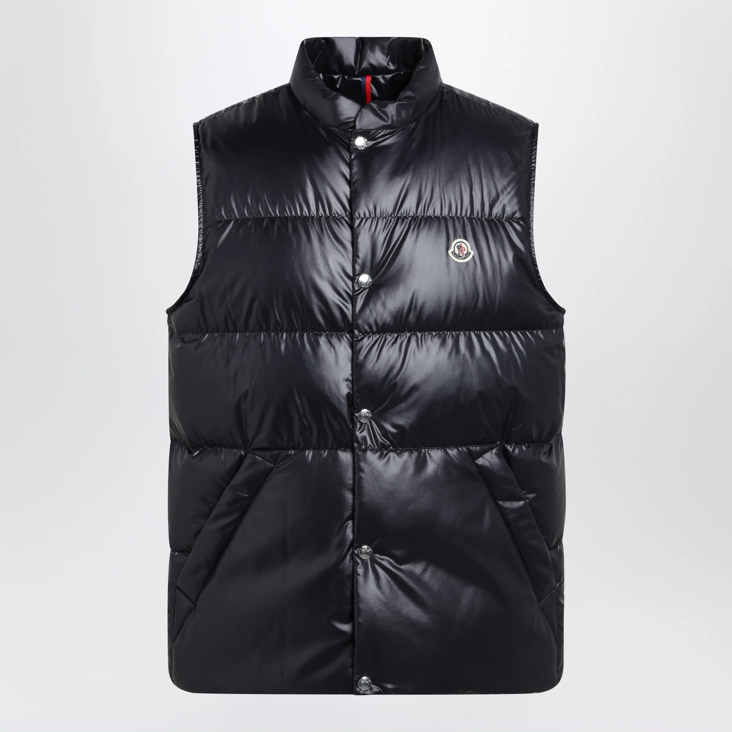 Moncler Navy blue down-filled Restigo vest