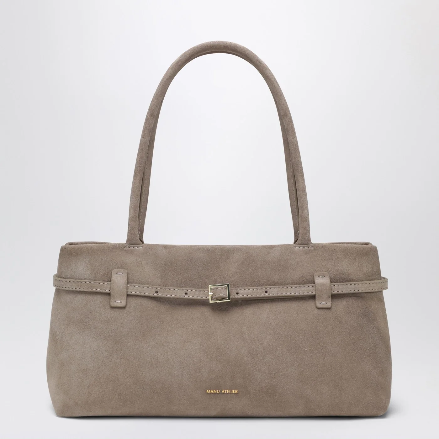 Manu Atelier Le Cambon East West Sughero bag in suede