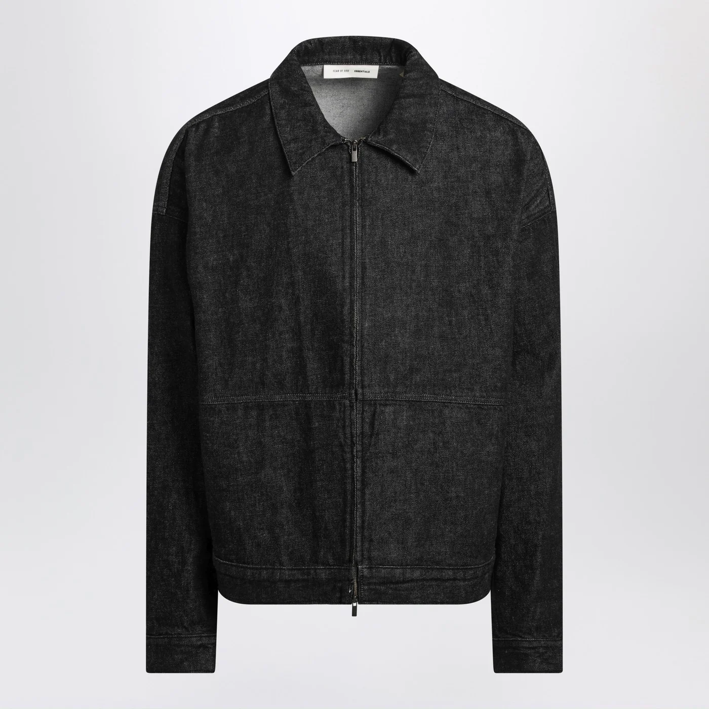 Fear of God Essentials Denim zip shirt jacket
