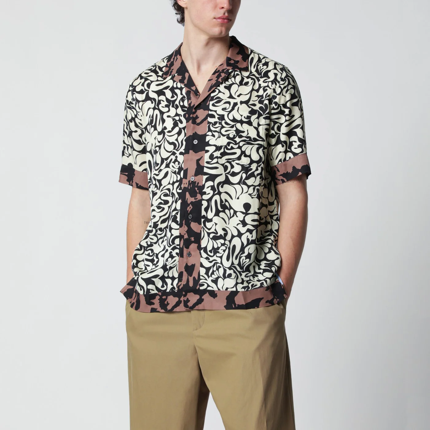 Dries Van Noten Shirt with Graphic Squiggle print
