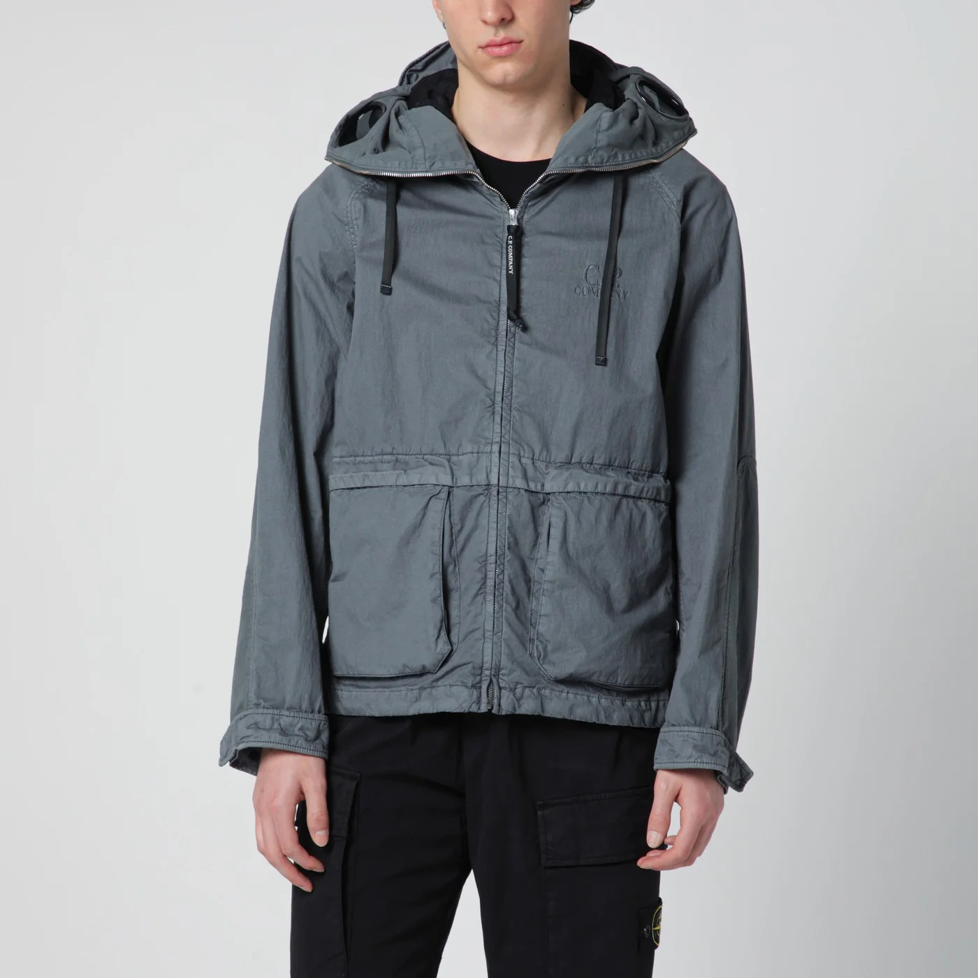 C.P. Company Explorer 50 Fili Wax jacket in grey