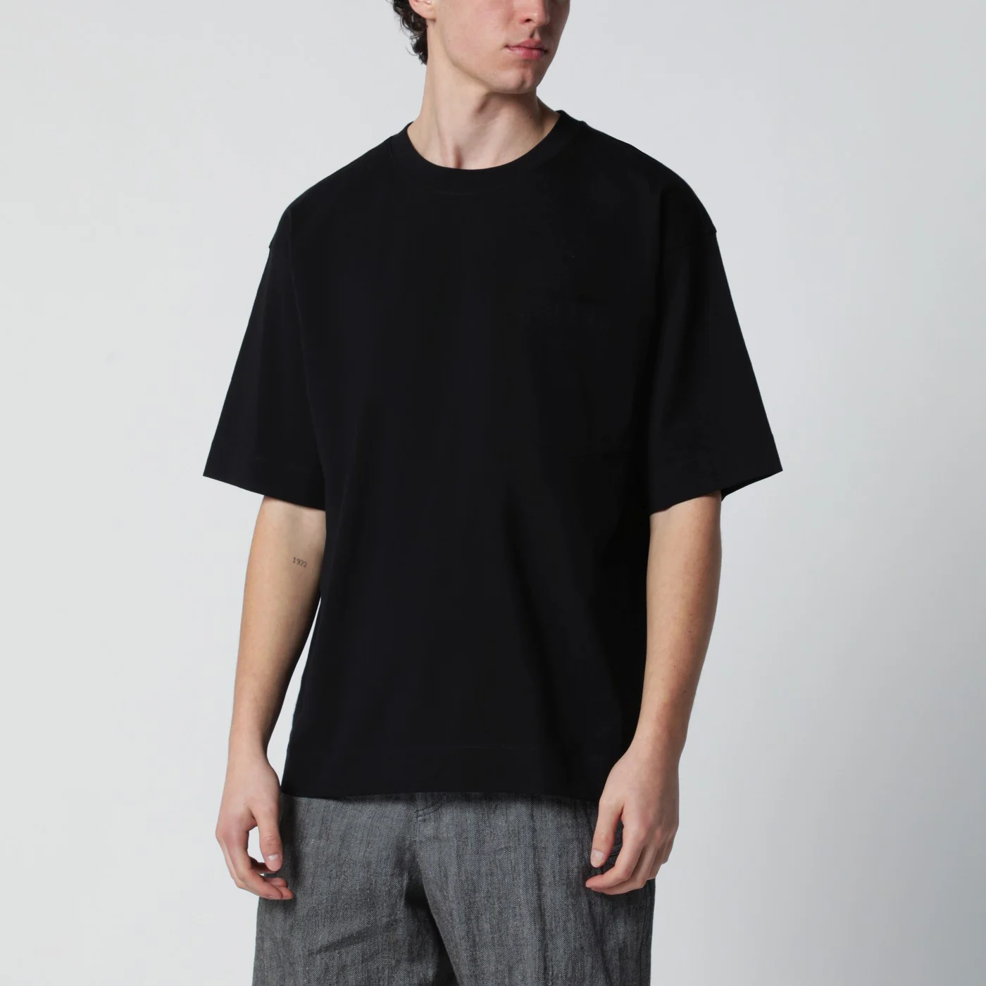 Dries Van Noten Black cotton T-shirt