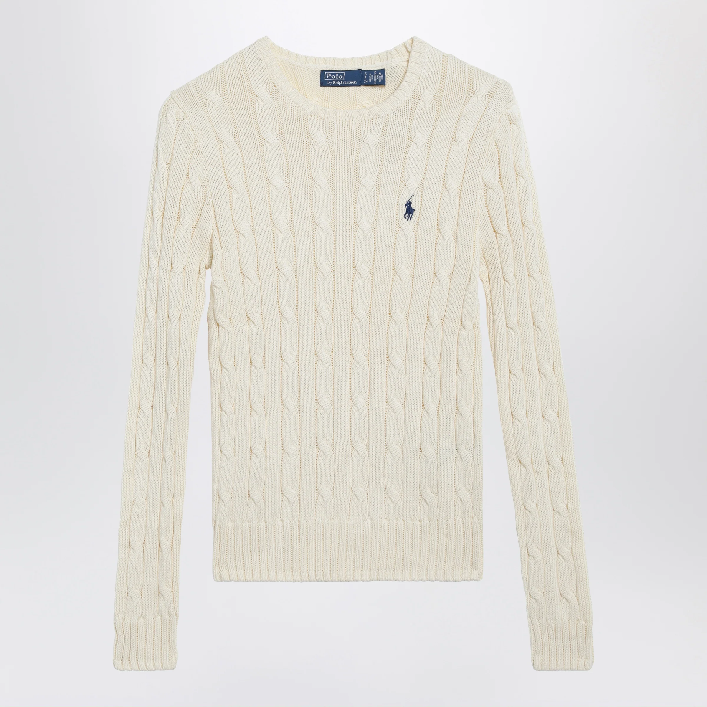 Polo Ralph Lauren Cream cable-knit cotton sweater