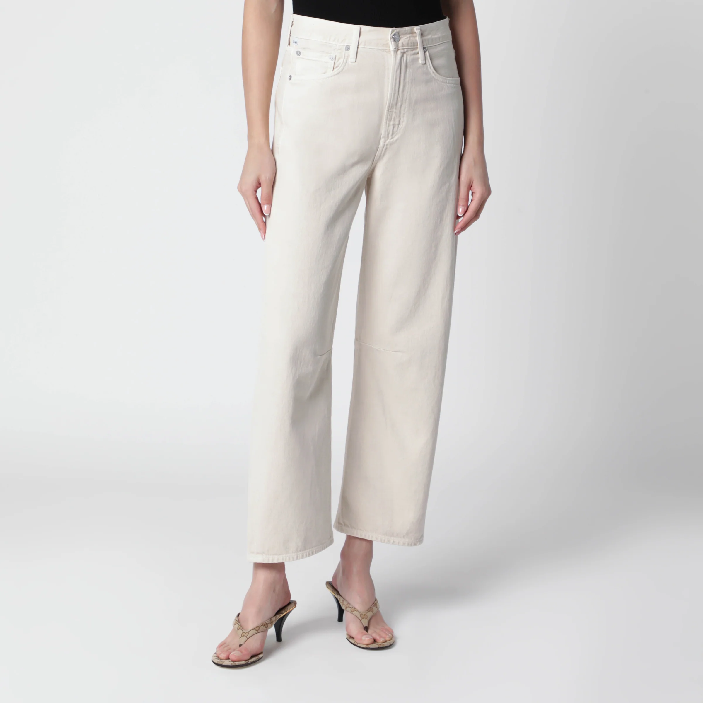Citizens of Humanity Almond-coloured Miro jeans