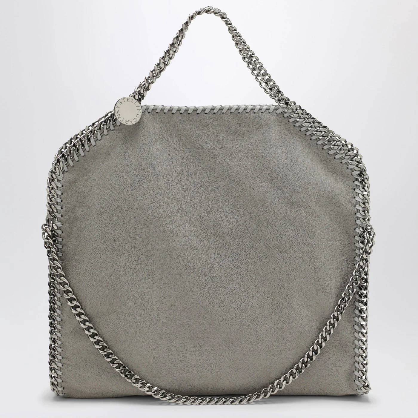Stella McCartney Light grey Falabella Fold Over tote bag