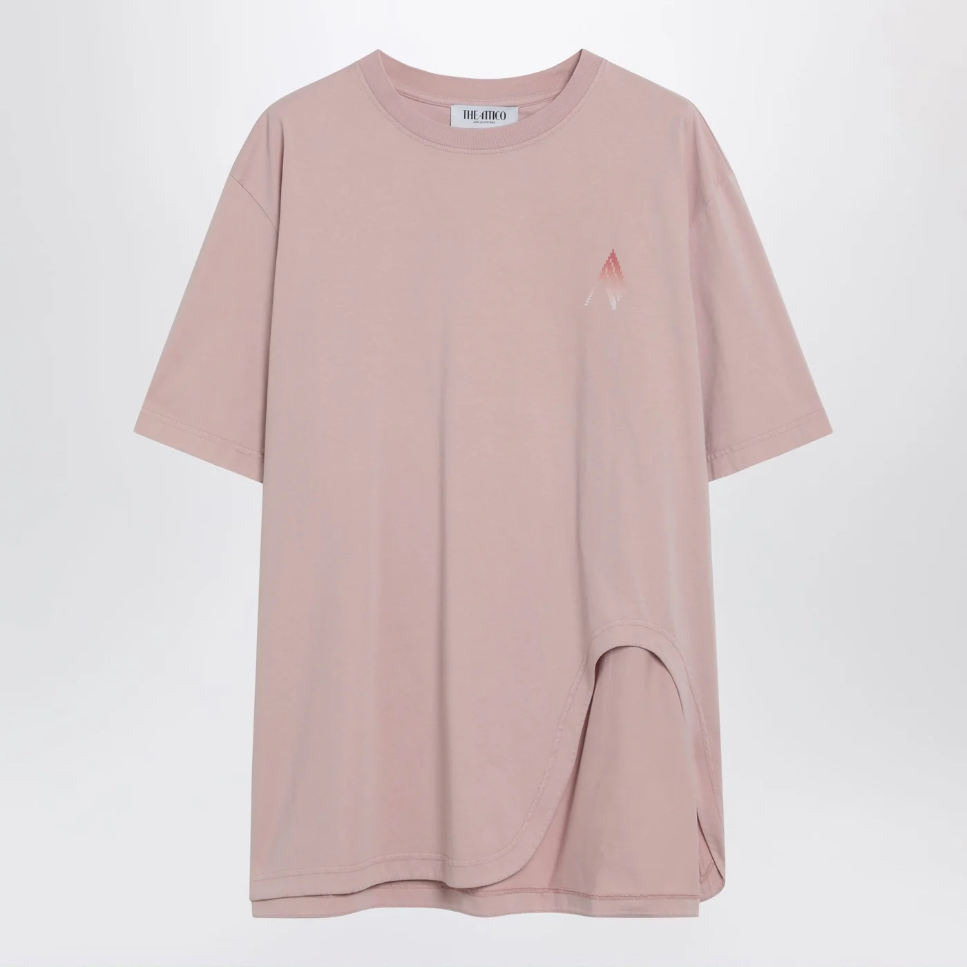 The Attico Pink T-shirt with back print
