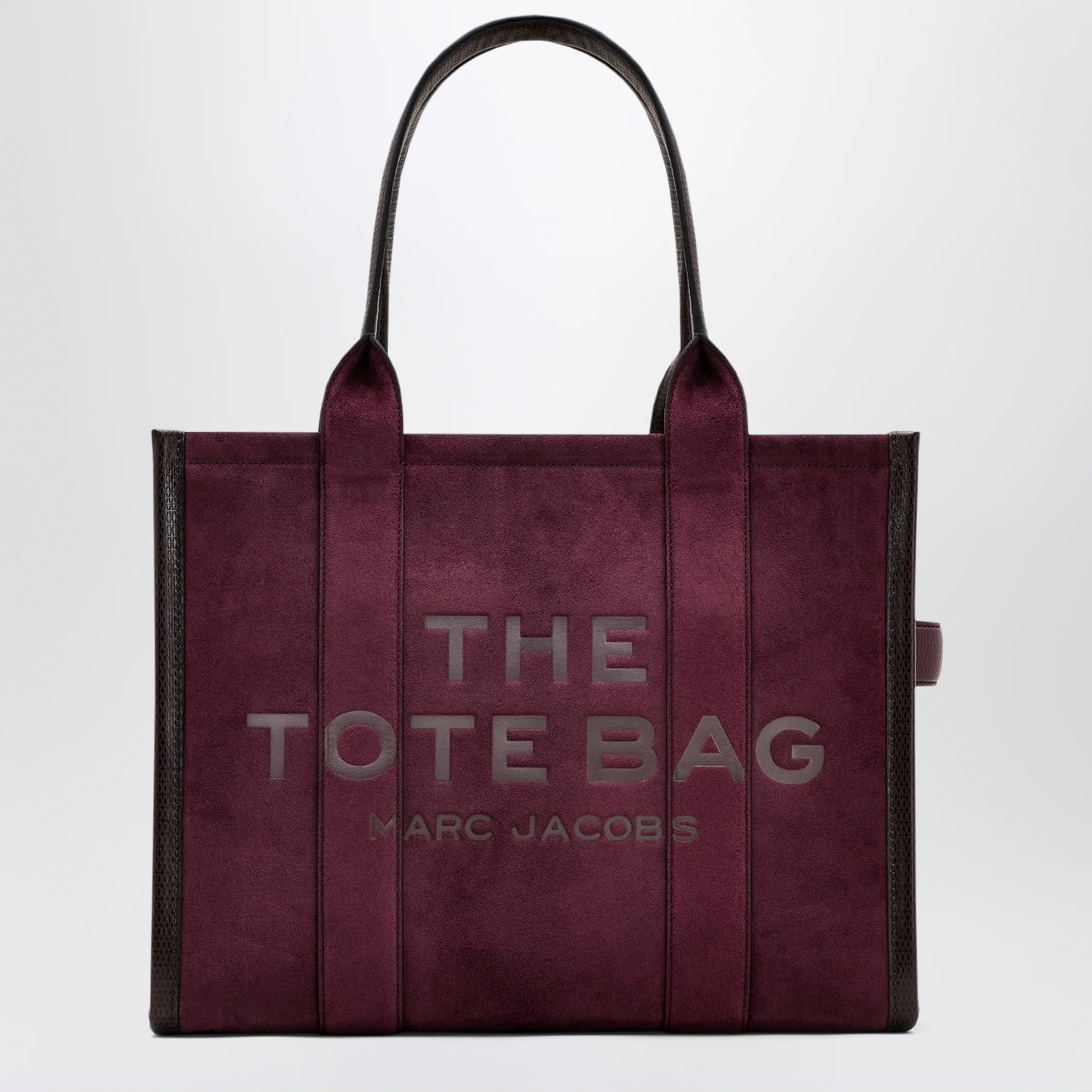 Marc Jacobs The Large Tote Bag in suede Dark Plum