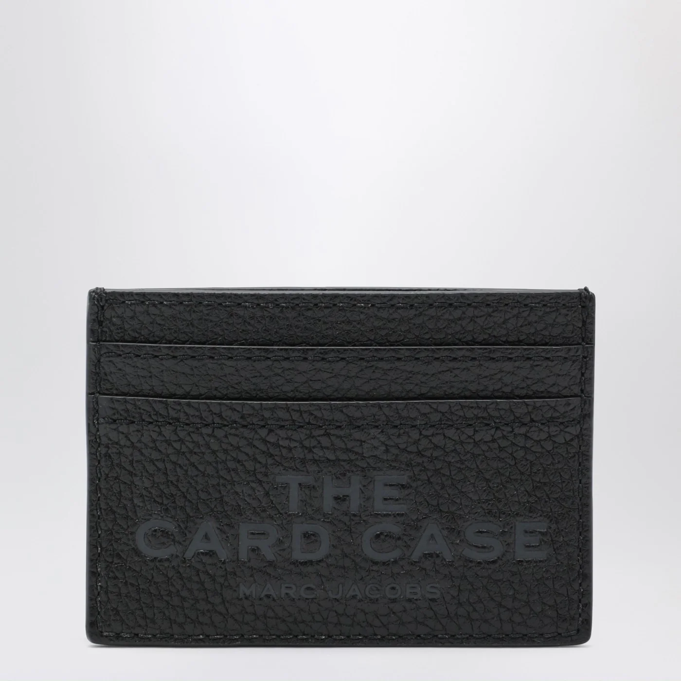 Marc Jacobs Black full-grain leather cardholder