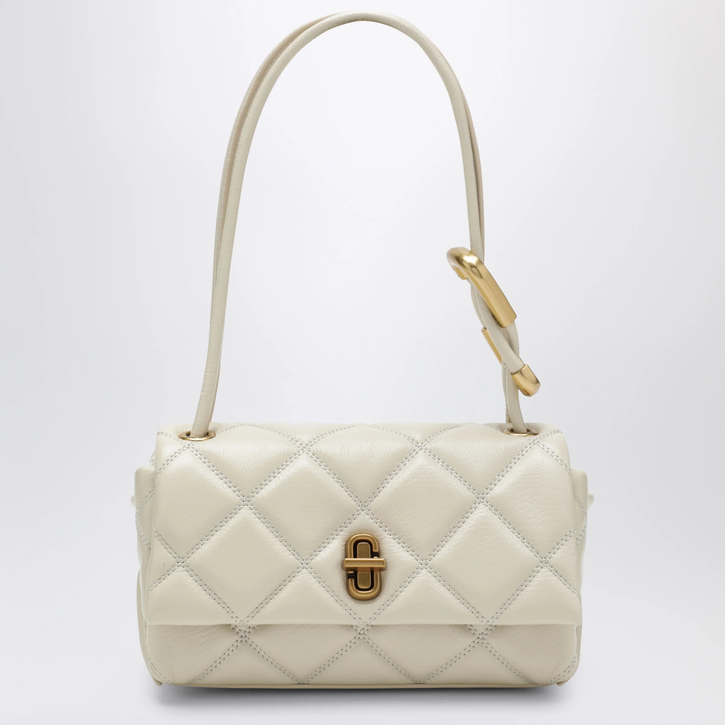 Marc Jacobs White quilted Mini Dual Bag