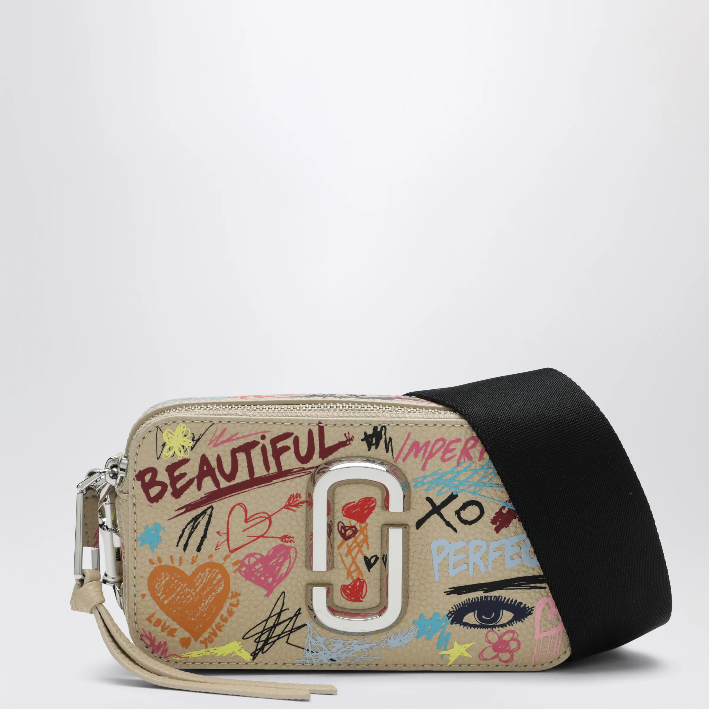 Marc Jacobs Snapshot Punk Scribble shoulder bag in leather